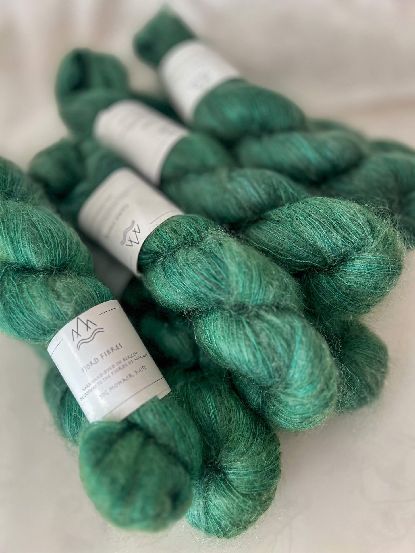 Forest Trail - Mohair Mist - Hand Dyed Yarn - Variegated Yarn