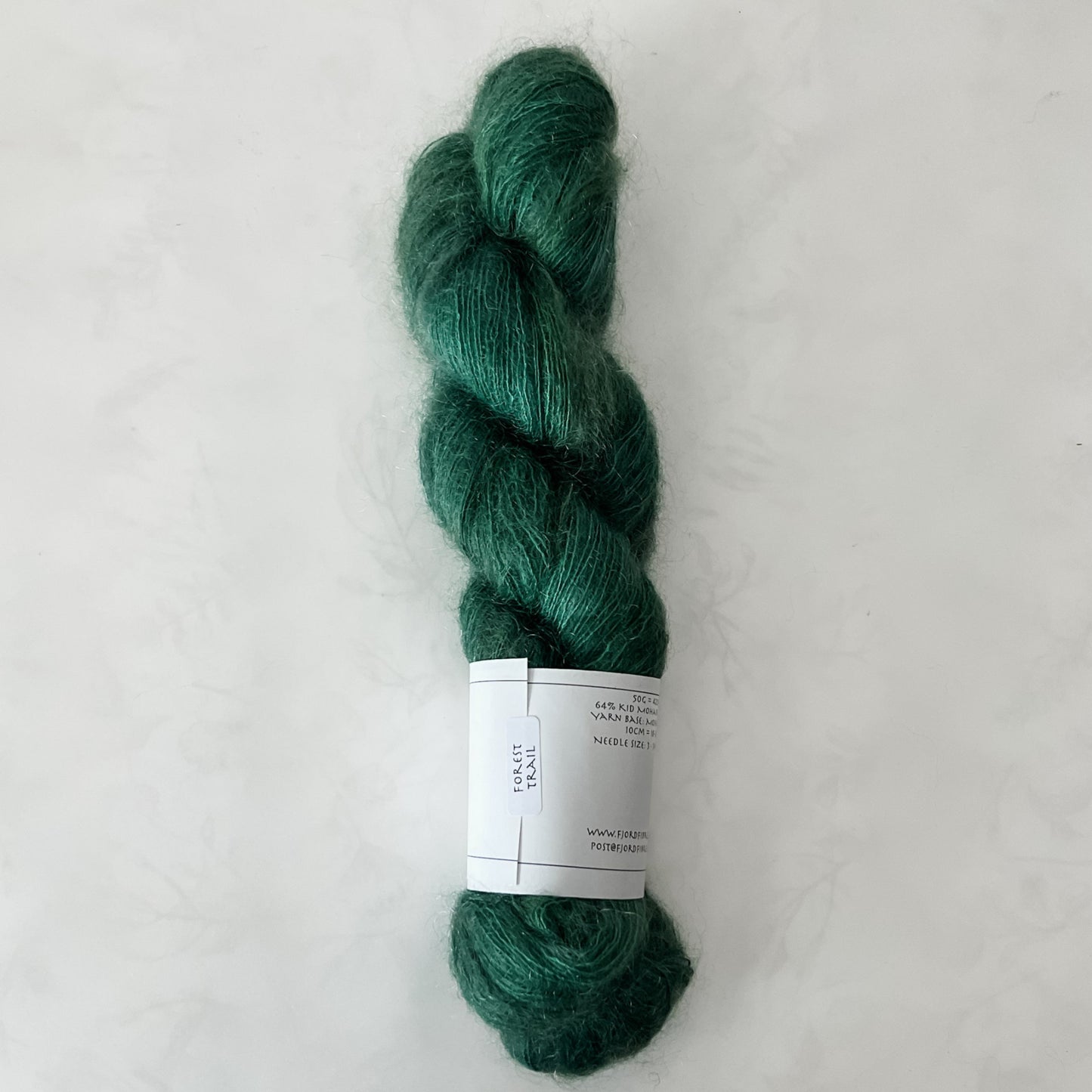 Forest Trail - Mohair Mist - Hand Dyed Yarn - Variegated Yarn