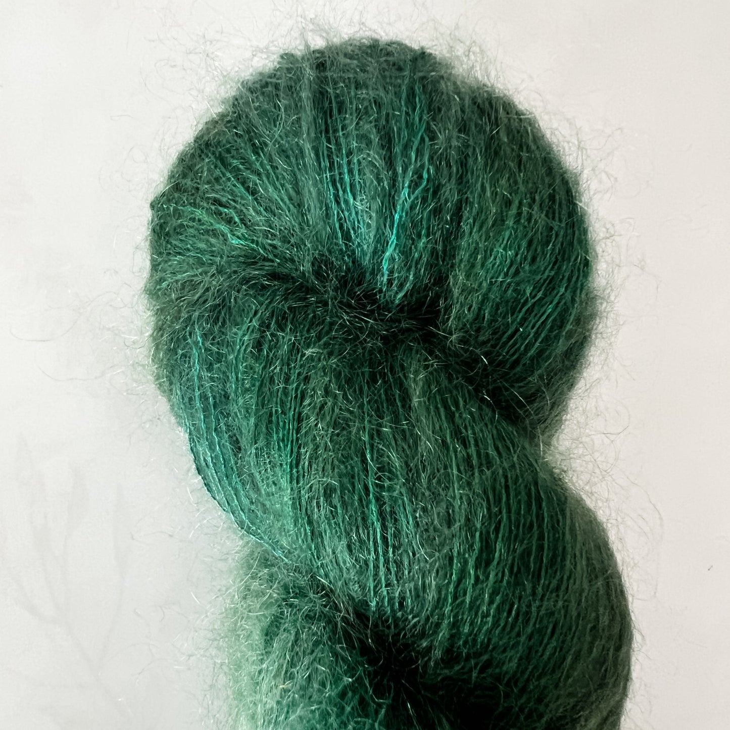 Forest Trail - Mohair Mist - Hand Dyed Yarn - Variegated Yarn