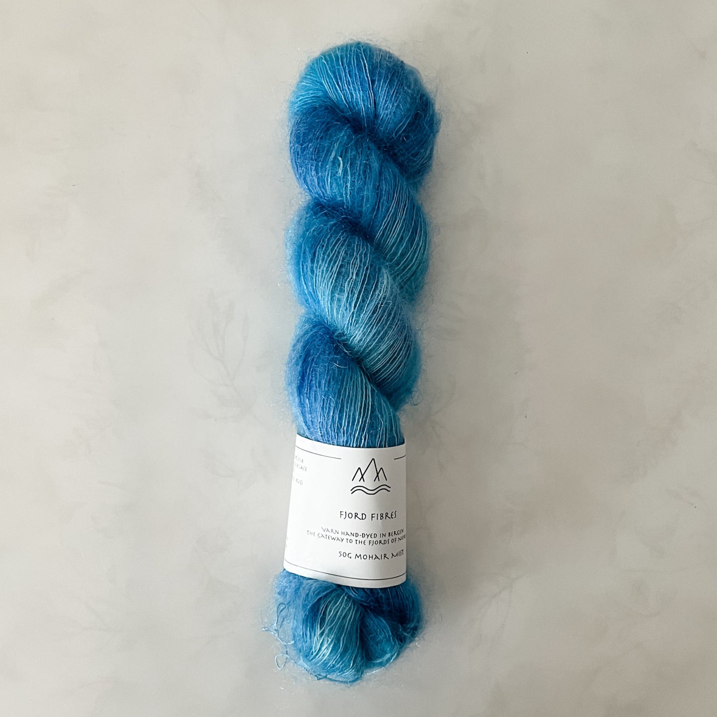 Ice Dance - Mohair Mist - Hand Dyed Yarn - Variegated Yarn