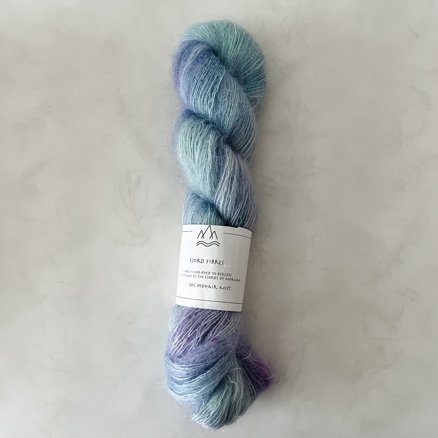 Illusion - Mohair Mist - Hand Dyed Yarn - Variegated Yarn