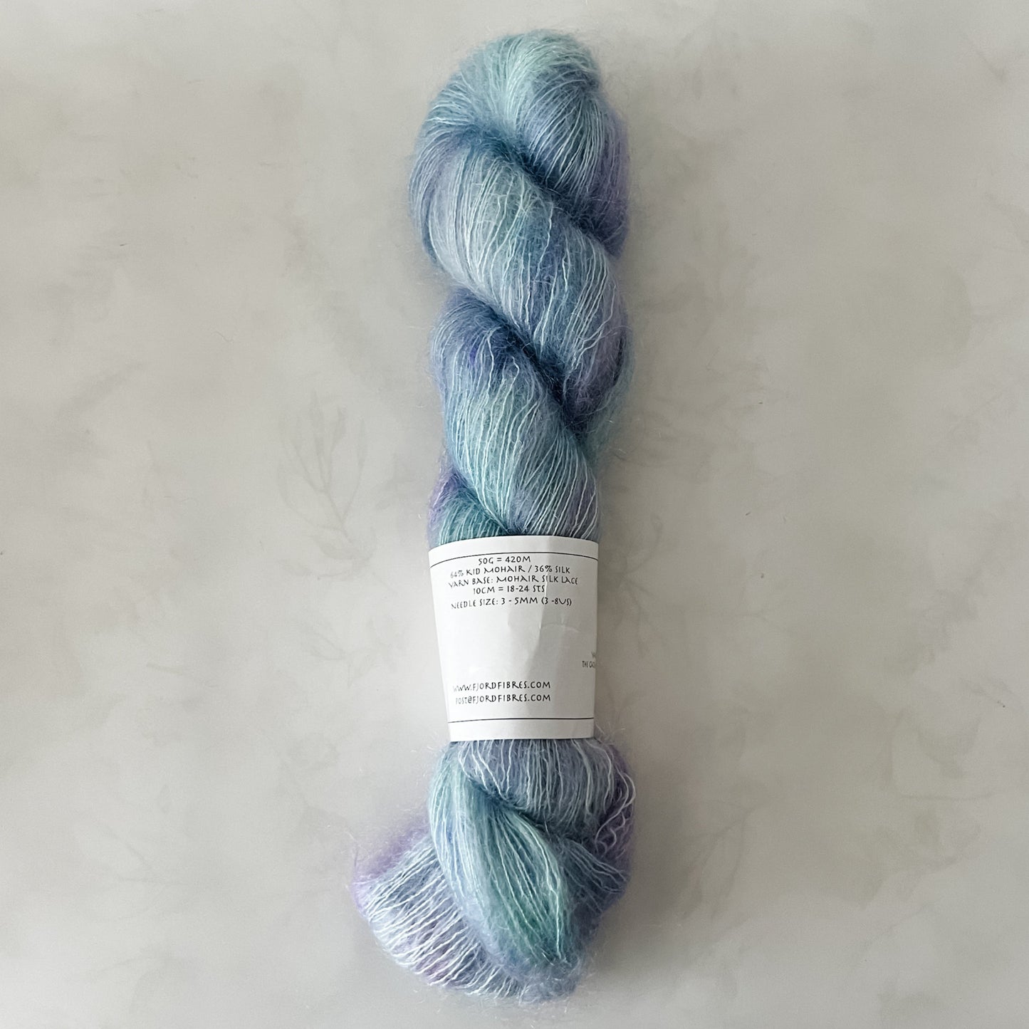 Illusion - Mohair Mist - Hand Dyed Yarn - Variegated Yarn