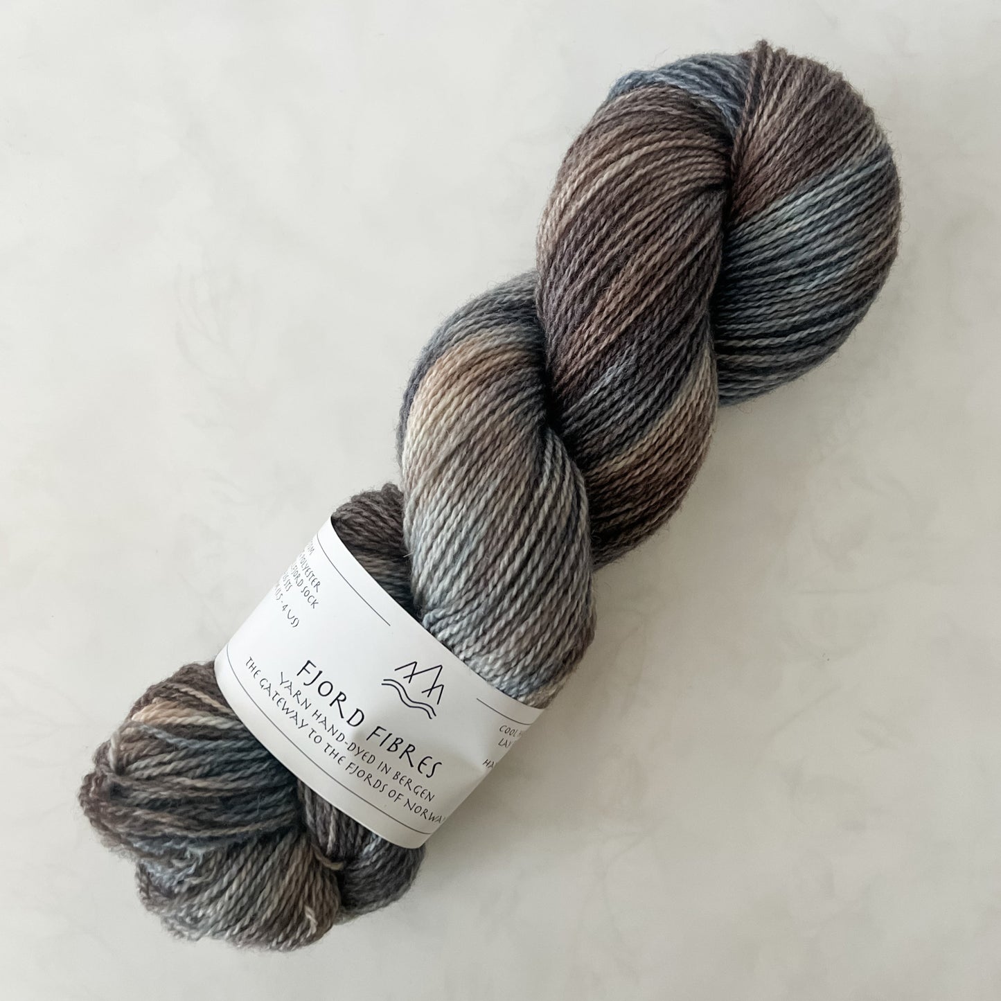 Autumn Storm - Trollfjord sock - Variegated Yarn - Hand dyed yarn