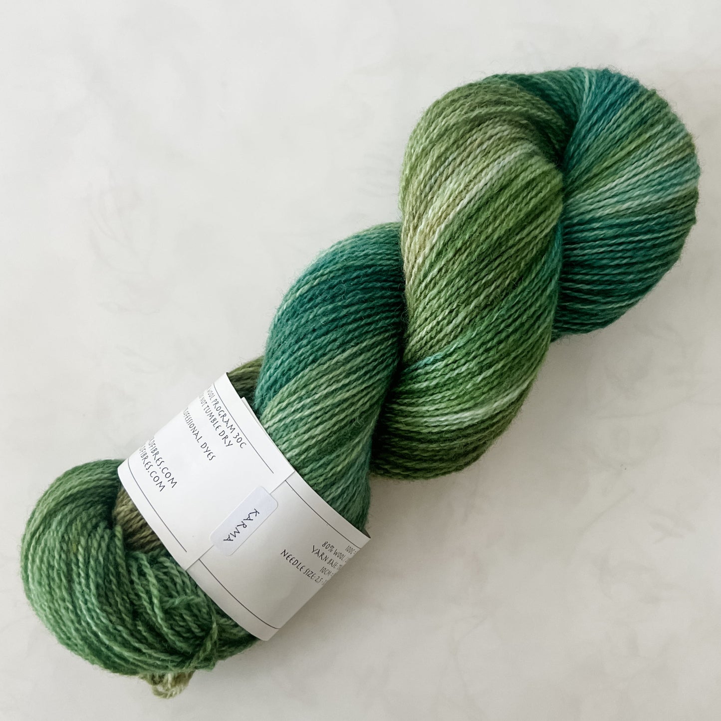 Karma - Trollfjord sock - Variegated Yarn - Hand dyed yarn