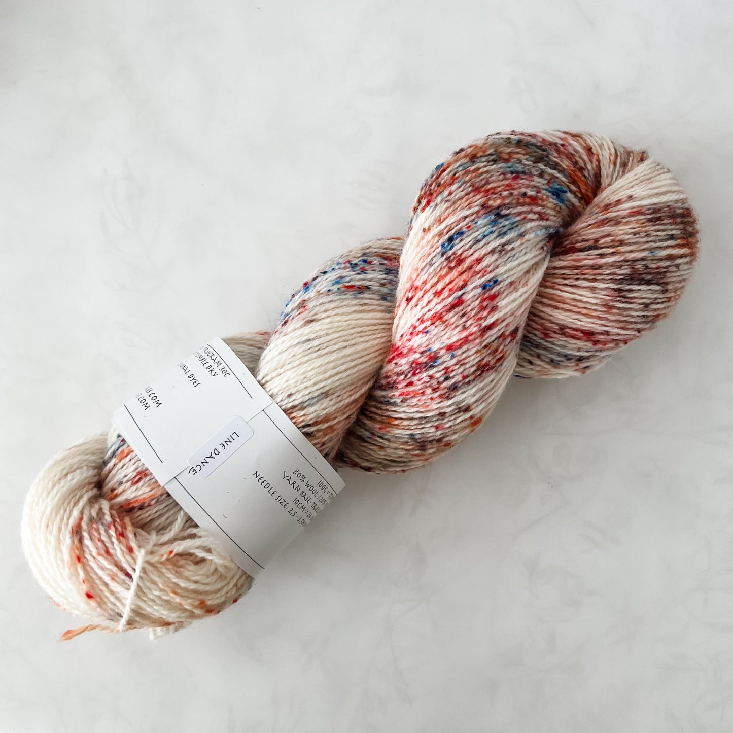 Line Dance - Trollfjord sock - Variegated Yarn - Hand dyed yarn