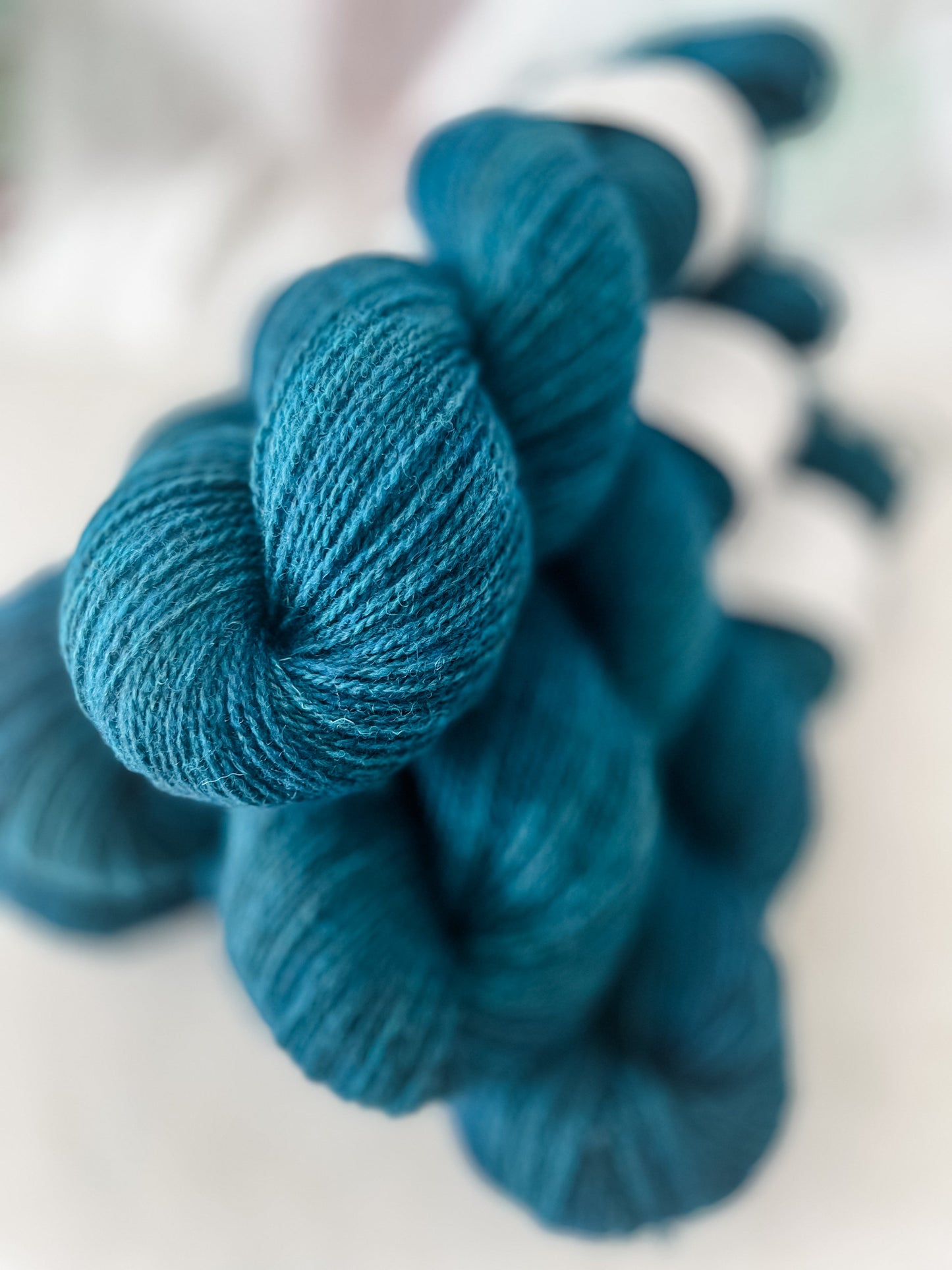 Into The Blue - Trollfjord sock - Variegated Yarn - Hand dyed yarn