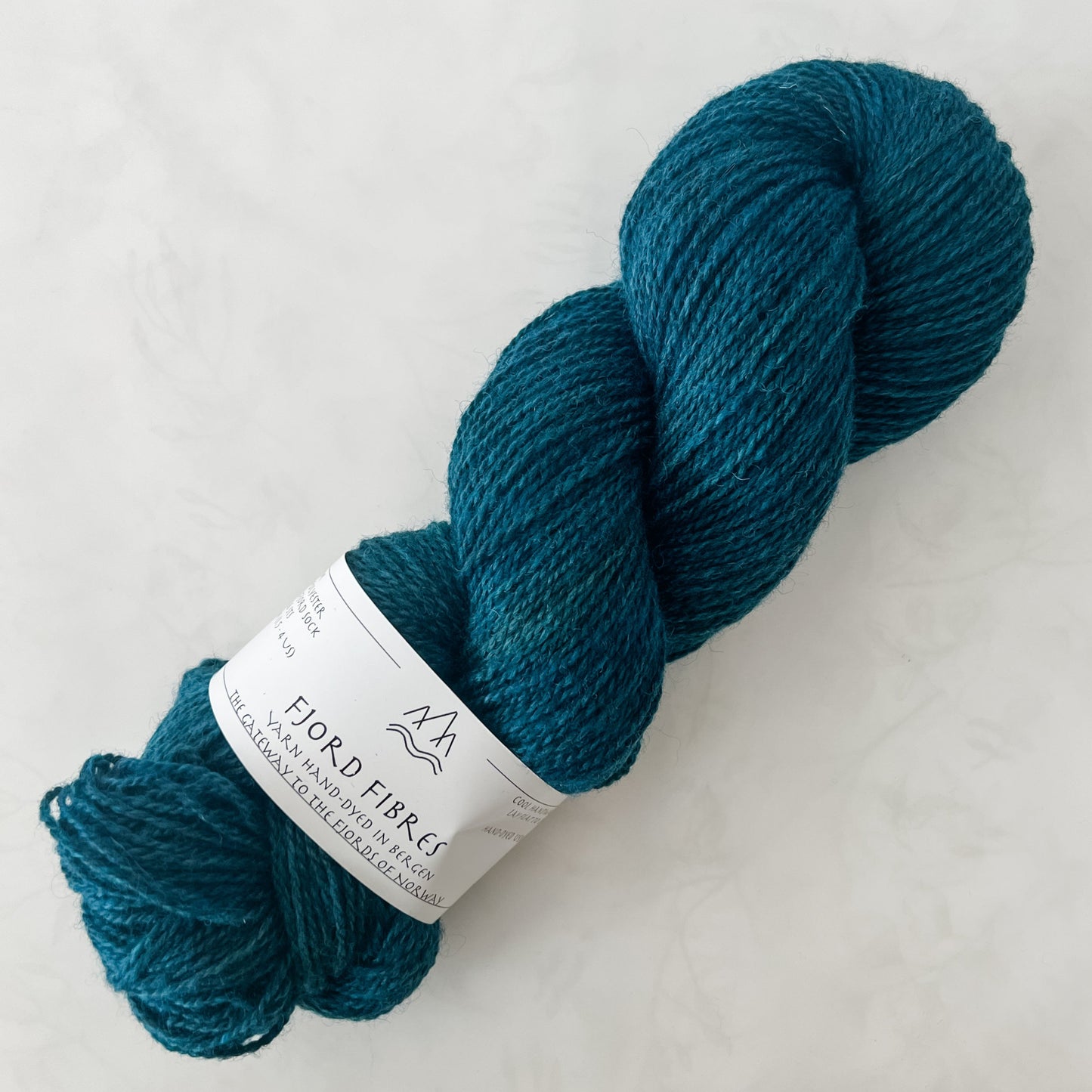 Into The Blue - Trollfjord sock - Variegated Yarn - Hand dyed yarn