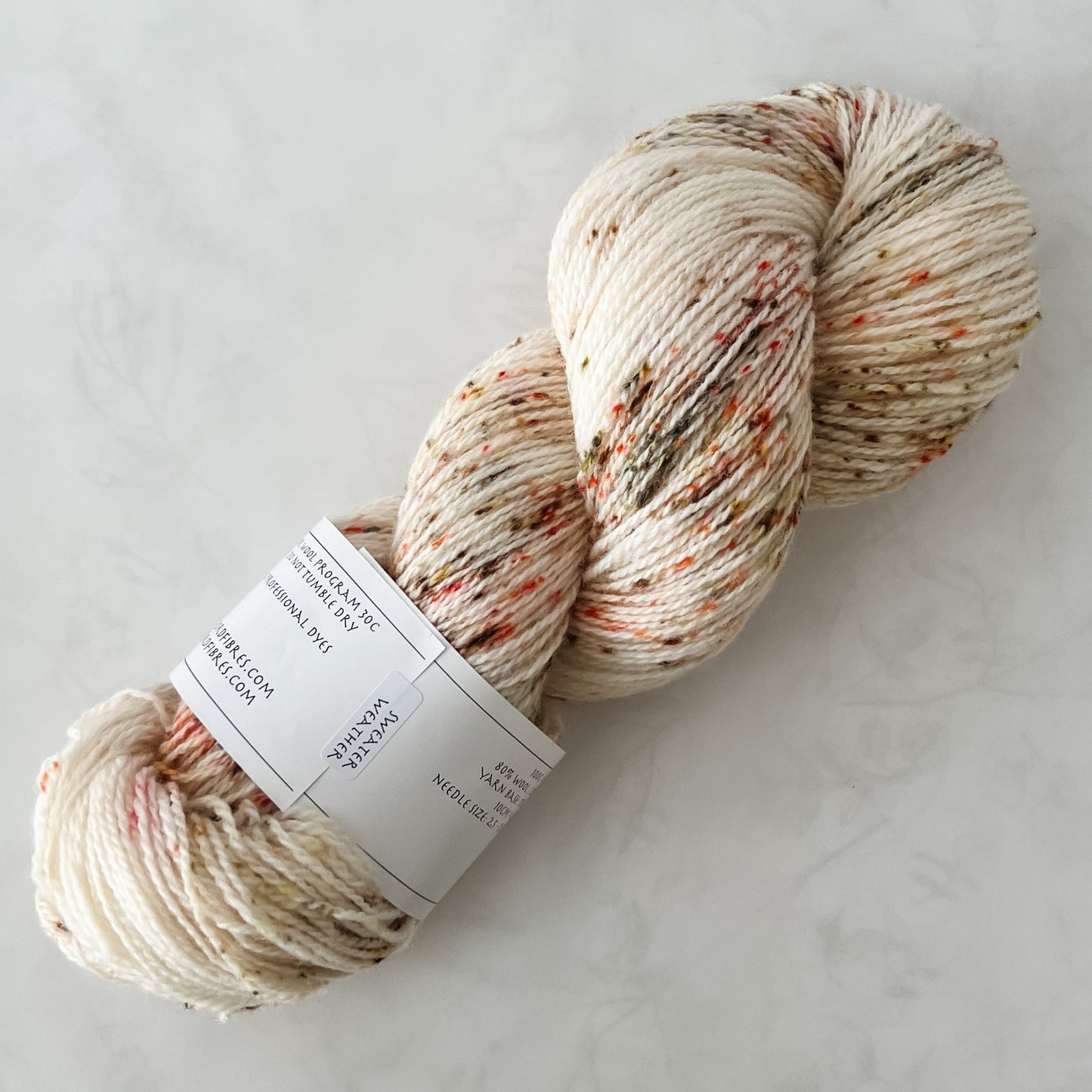Sweater Weather - Trollfjord sock - Variegated Yarn - Hand dyed yarn