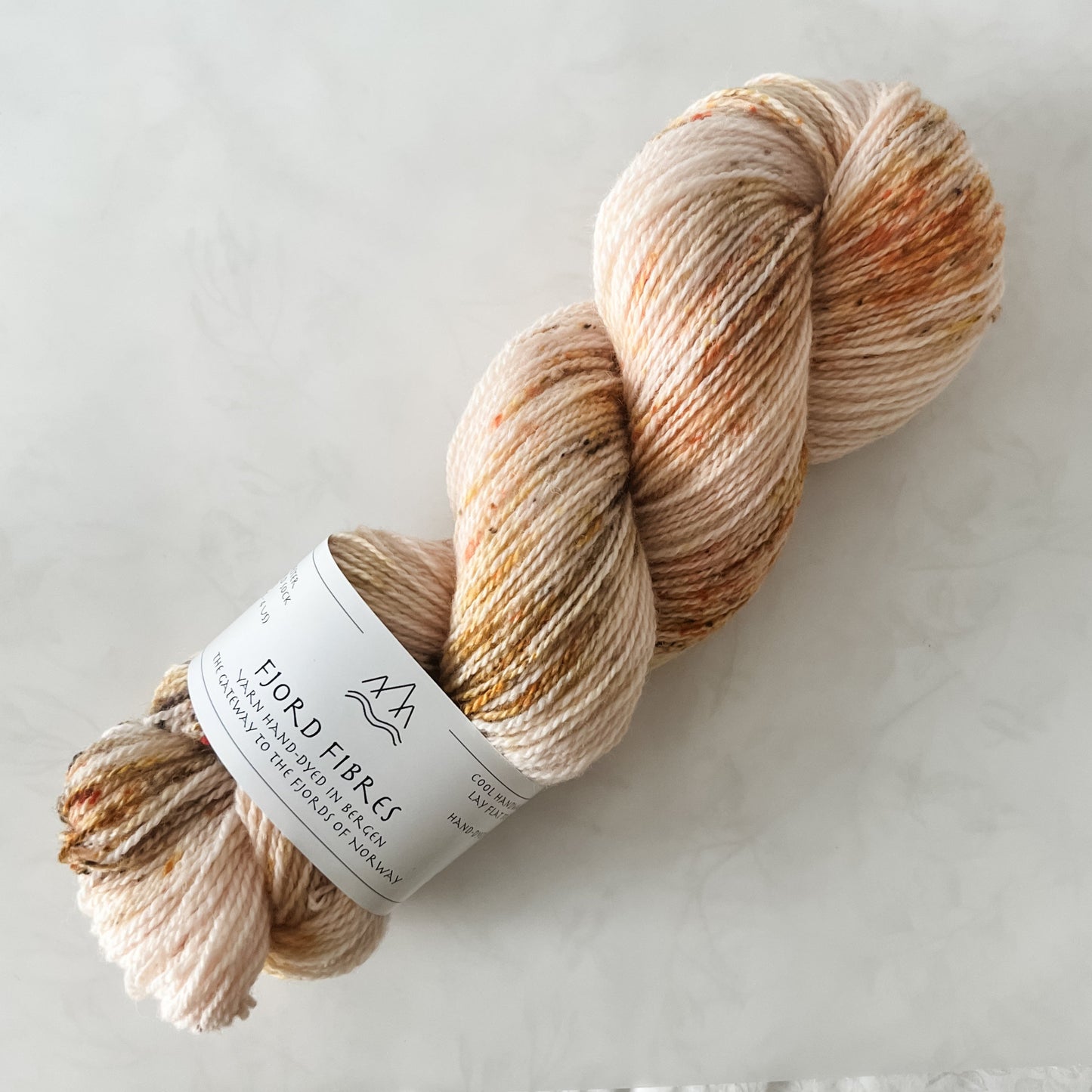 One By One - Trollfjord sock - Variegated Yarn - Hand dyed yarn