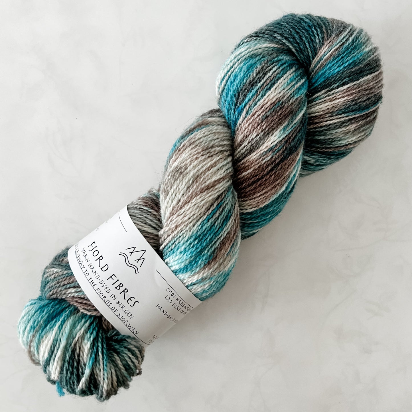 Ebb & Flow - Trollfjord sock - Variegated Yarn - Hand dyed yarn