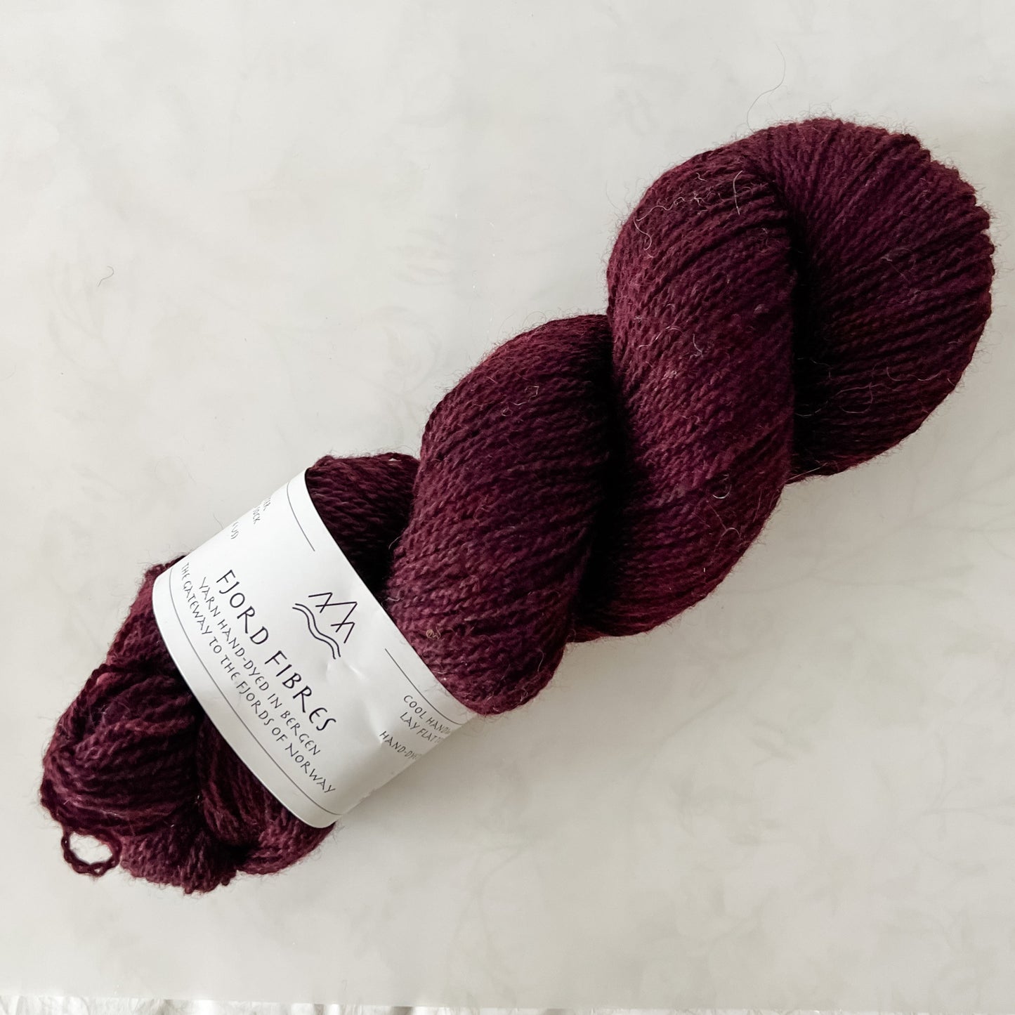 Wine Berry - Trollfjord sock - Variegated Yarn - Hand dyed yarn