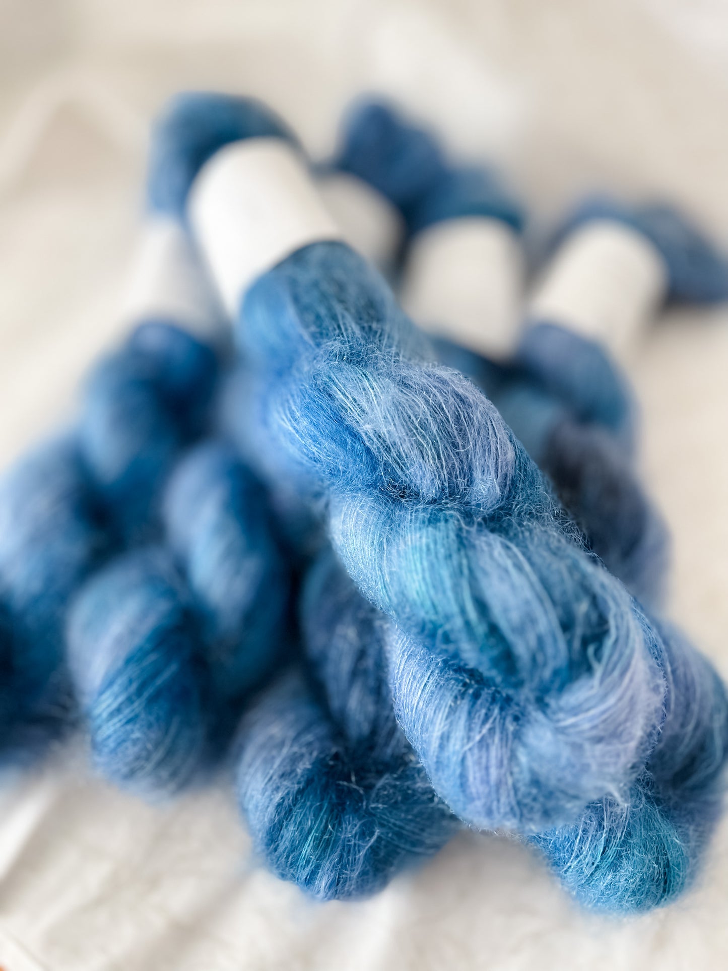 Aurora - Mohair Mist - Hand Dyed Yarn - Variegated Yarn