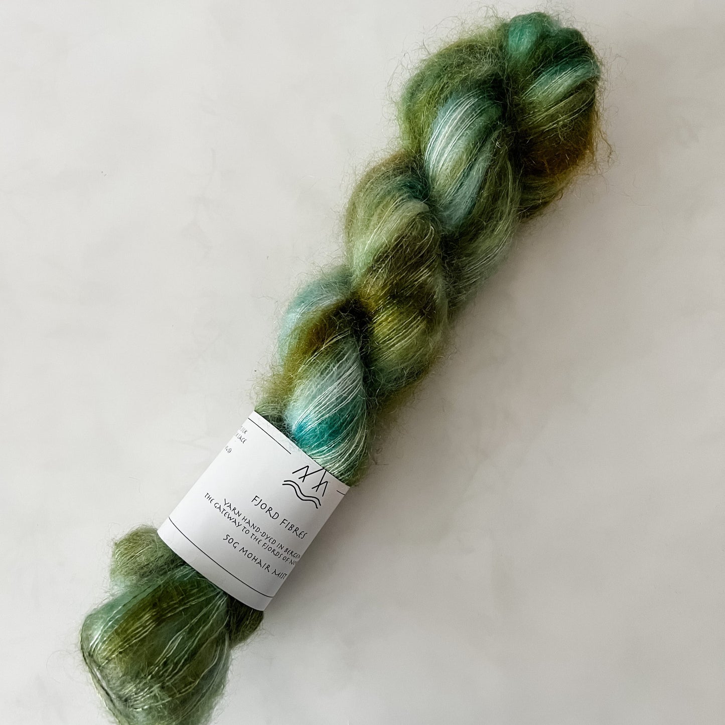 Fjellbekk - Mohair Mist - Hand Dyed Yarn - Variegated Yarn