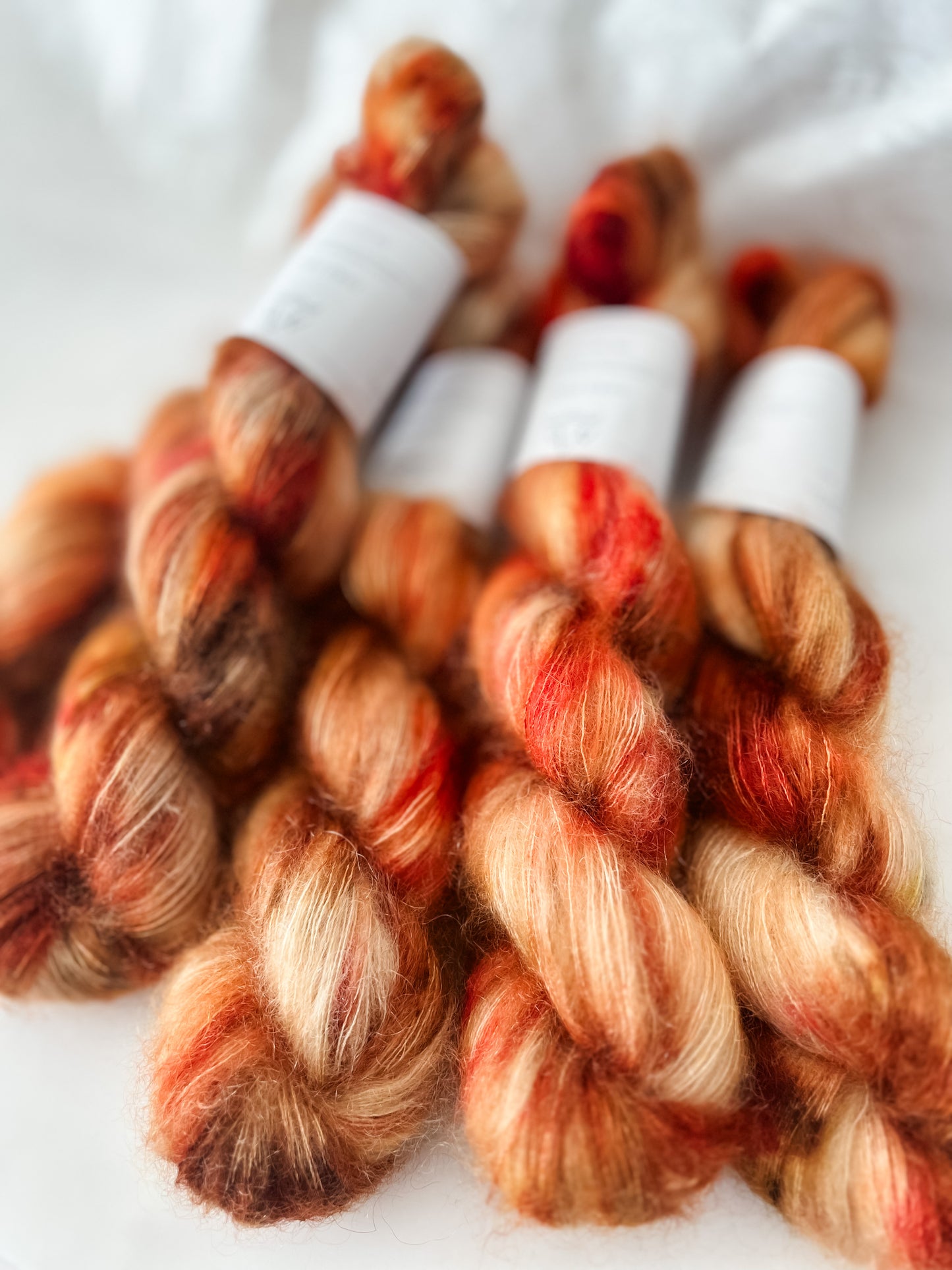 Høstløv - Mohair Mist - Hand Dyed Yarn - Variegated Yarn
