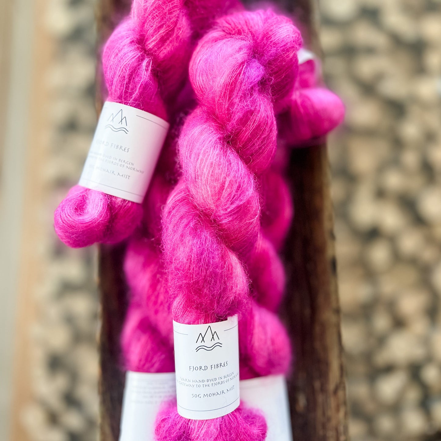 Candy Kiss - Mohair Mist - Hand Dyed Yarn - Variegated Yarn