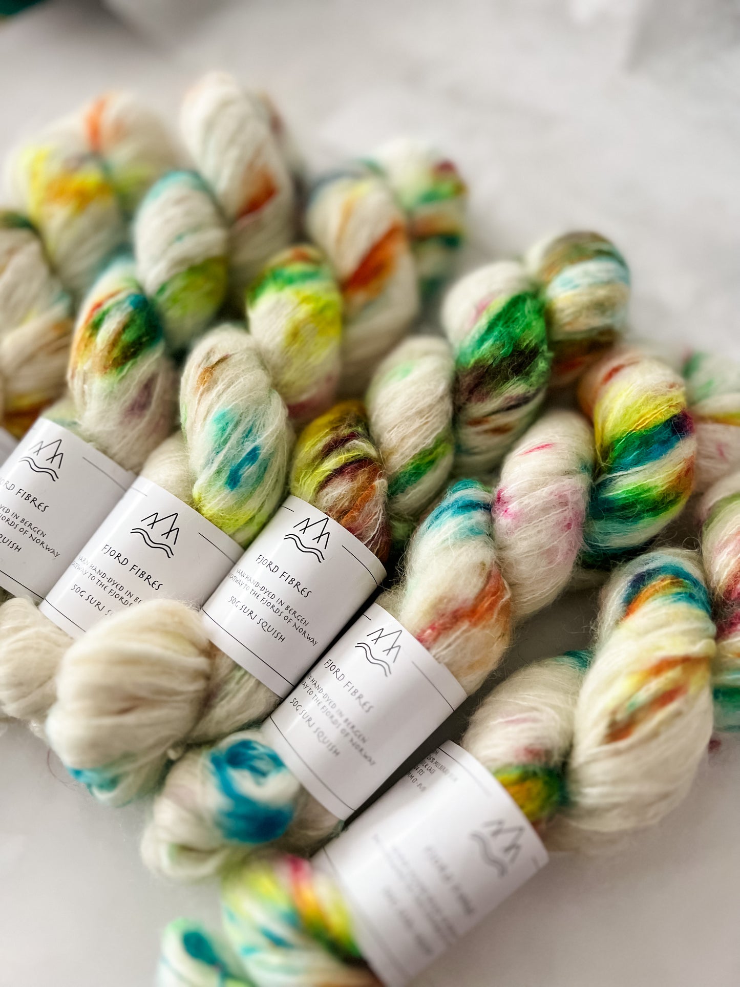 Glee - Suri Squish - Hand Dyed Yarn - Variegated Yarn
