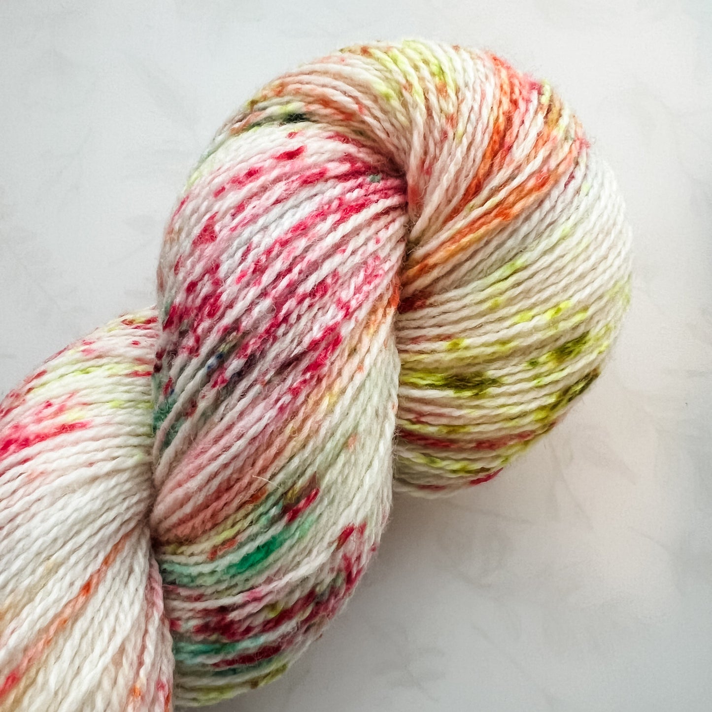 Dancing Circles - Trollfjord sock - Variegated Yarn - Hand dyed yarn