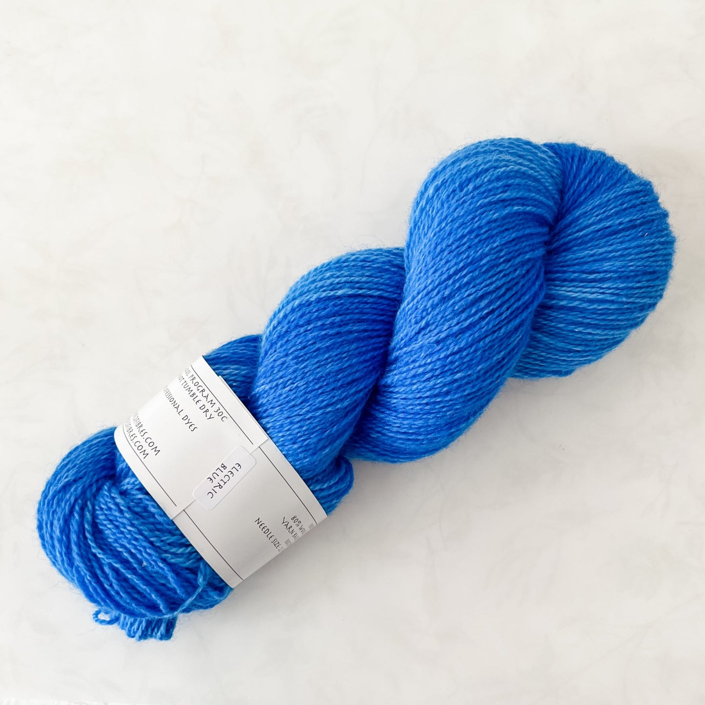 Electric Blue - Trollfjord sock - Hand Dyed Yarn - Variegated Yarn
