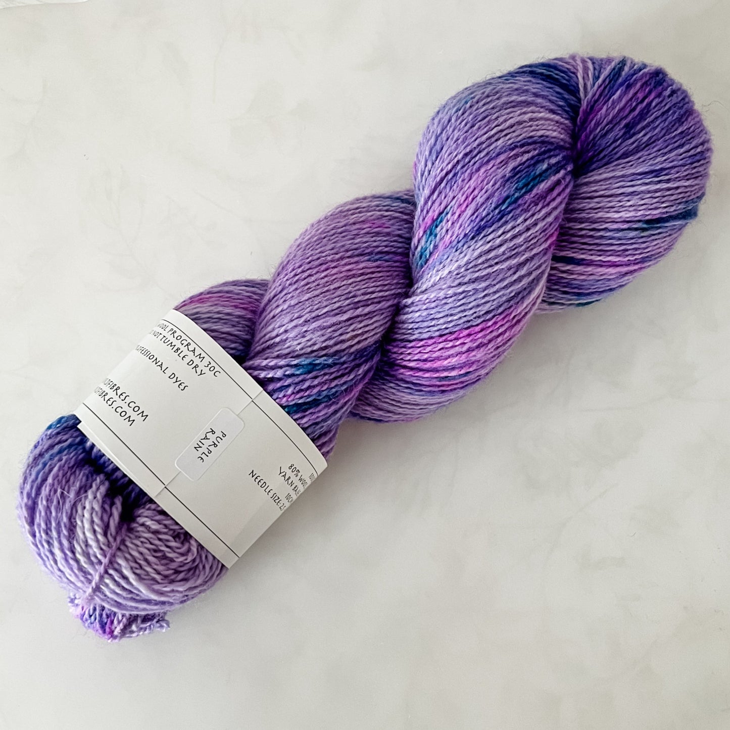 Purple Rain - Trollfjord sock - Hand Dyed Yarn - Variegated Yarn