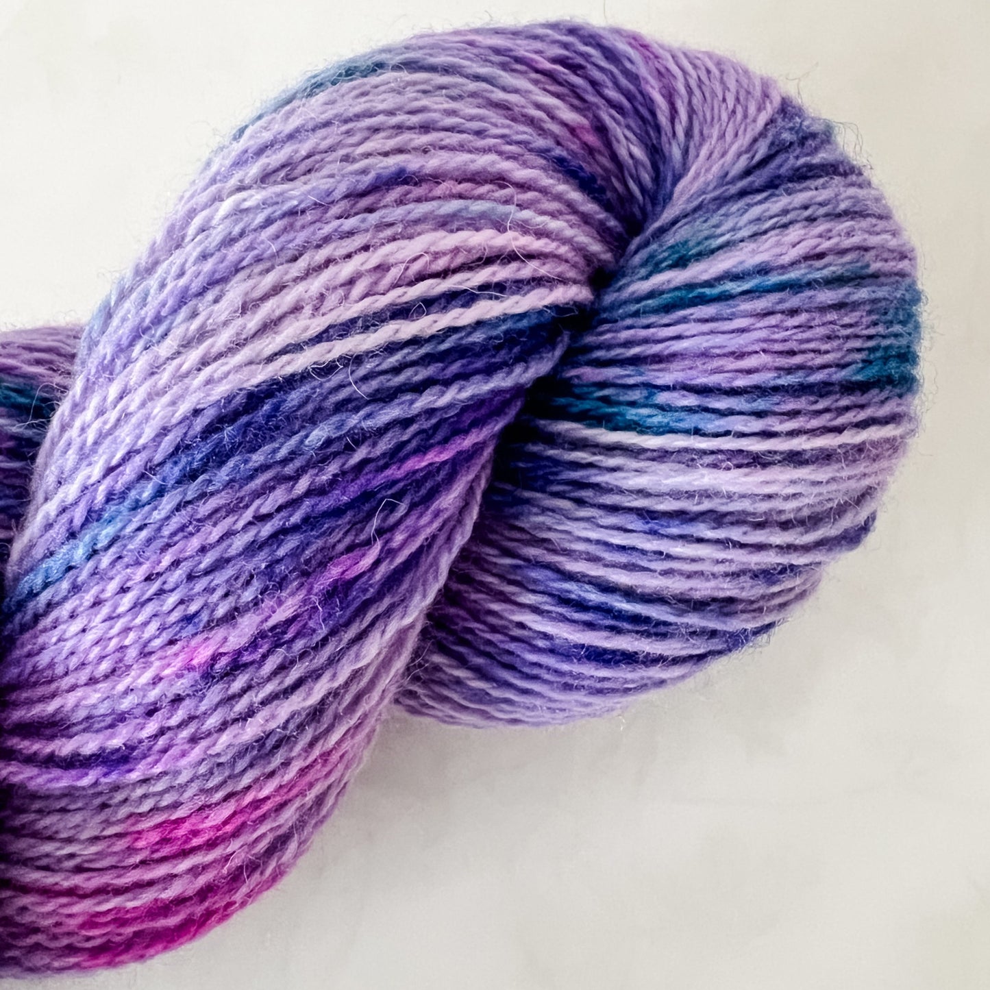 Purple Rain - Trollfjord sock - Hand Dyed Yarn - Variegated Yarn