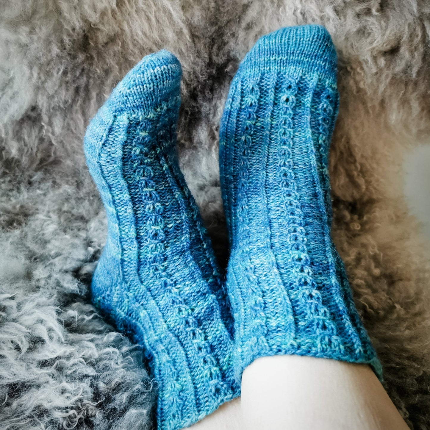 I see You Socks Pattern Only - Digital Pattern in English/Norwegian - Norwegian design
