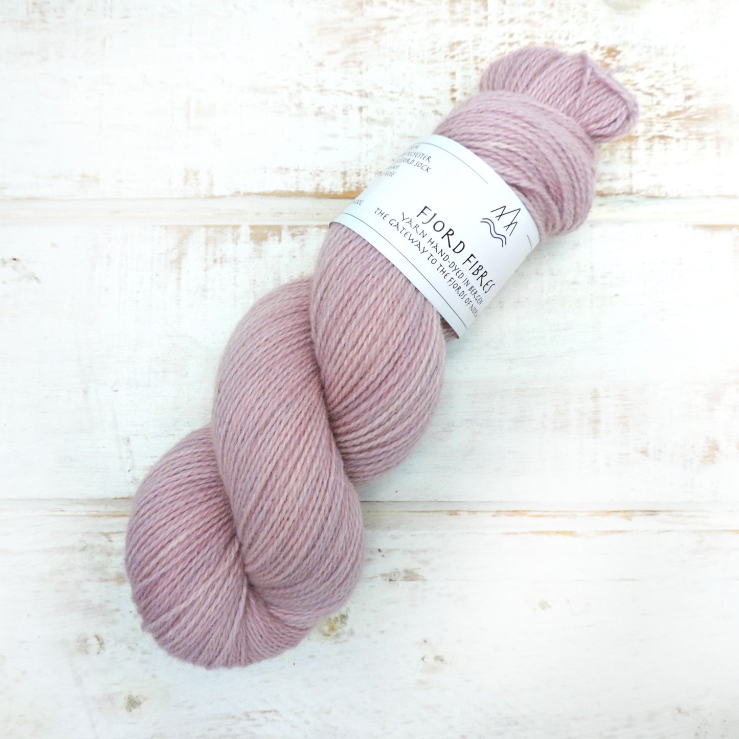 Dogwood Rose - Trollfjord sock - Hand Dyed Yarn - Tonal Yarn