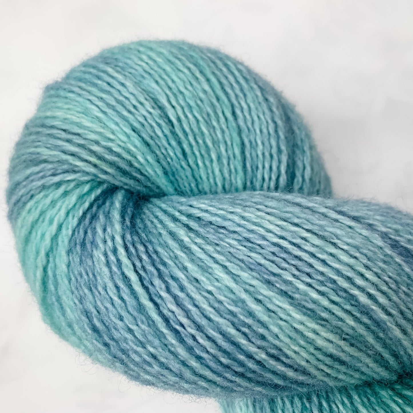 Tranquil Sea - Trollfjord sock - Variagated Yarn - Hand dyed yarn