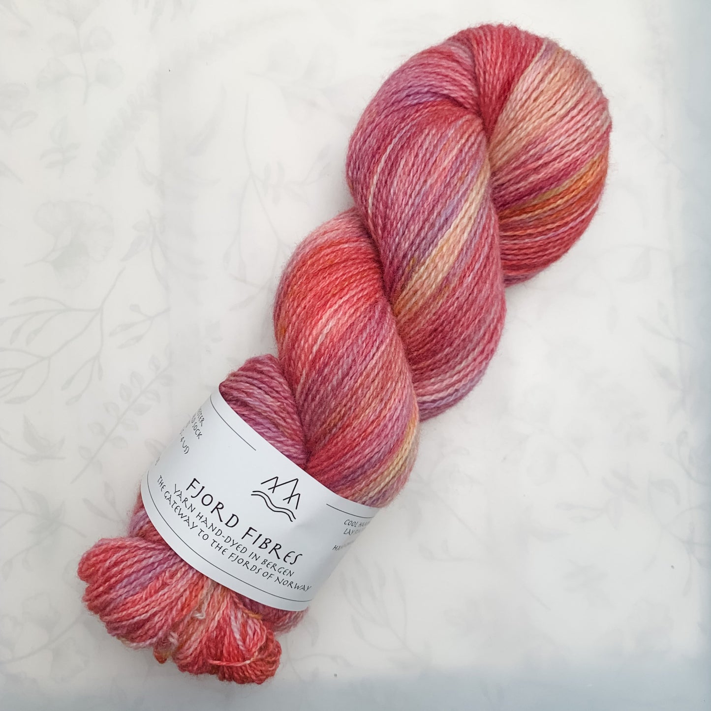 Blossom - Trollfjord sock - Variegated Yarn - Hand dyed yarn