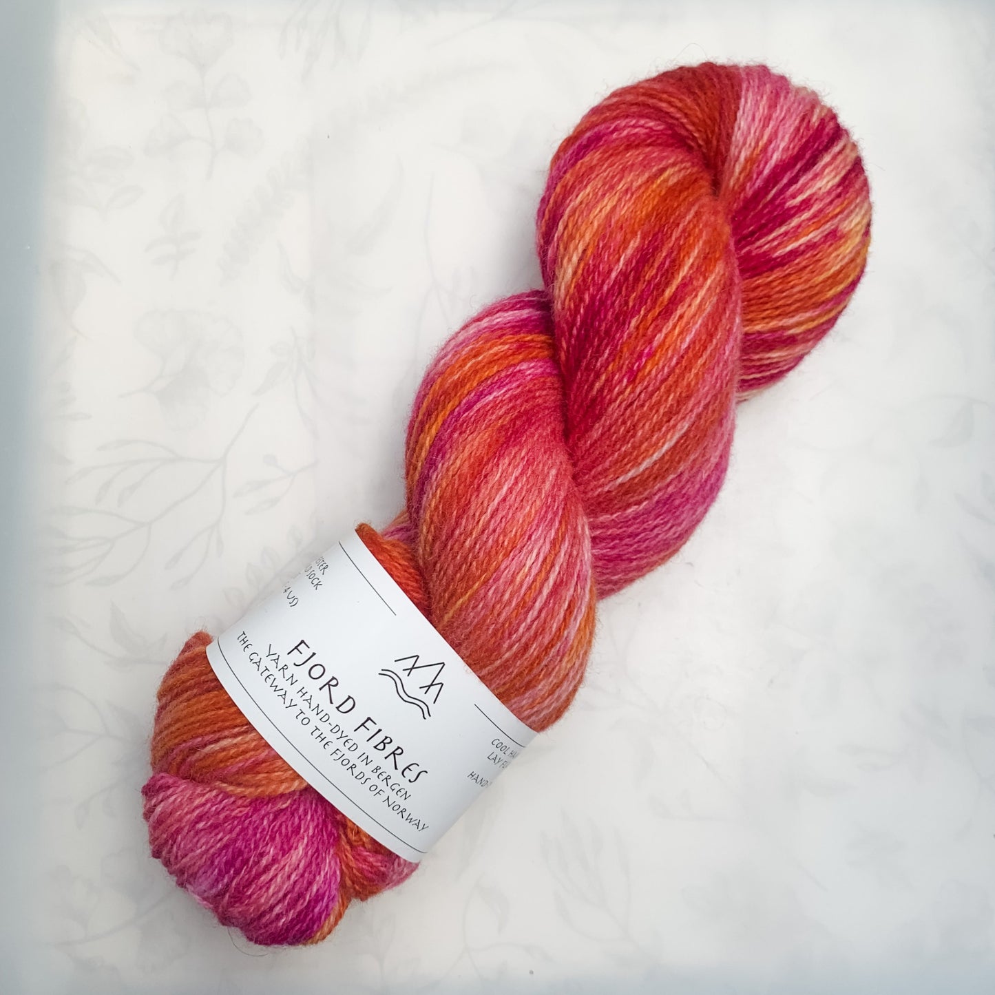 Diva - Trollfjord sock - Variegated Yarn - Hand dyed yarn