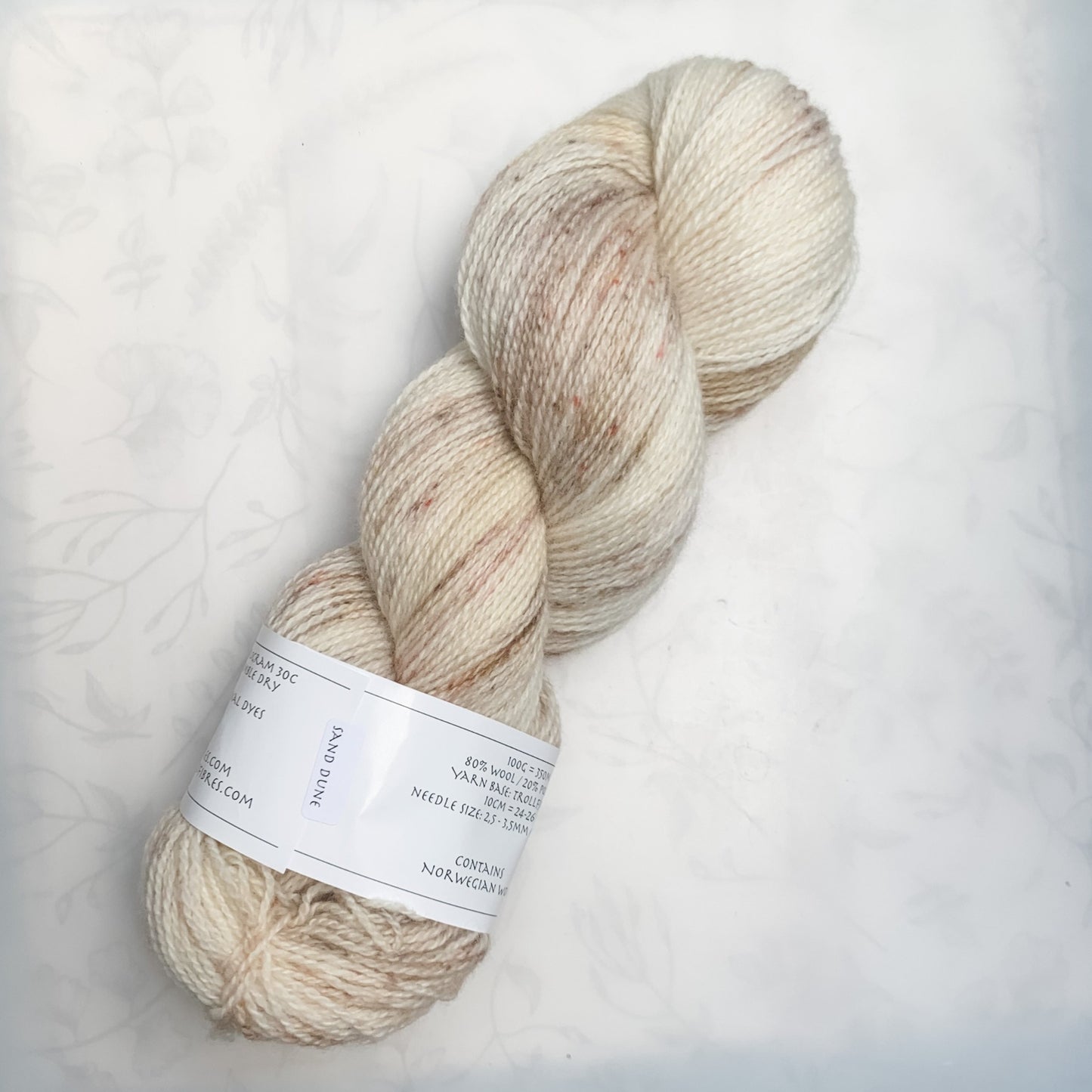 Sand Dune - Trollfjord sock - Variegated Yarn - Hand dyed yarn