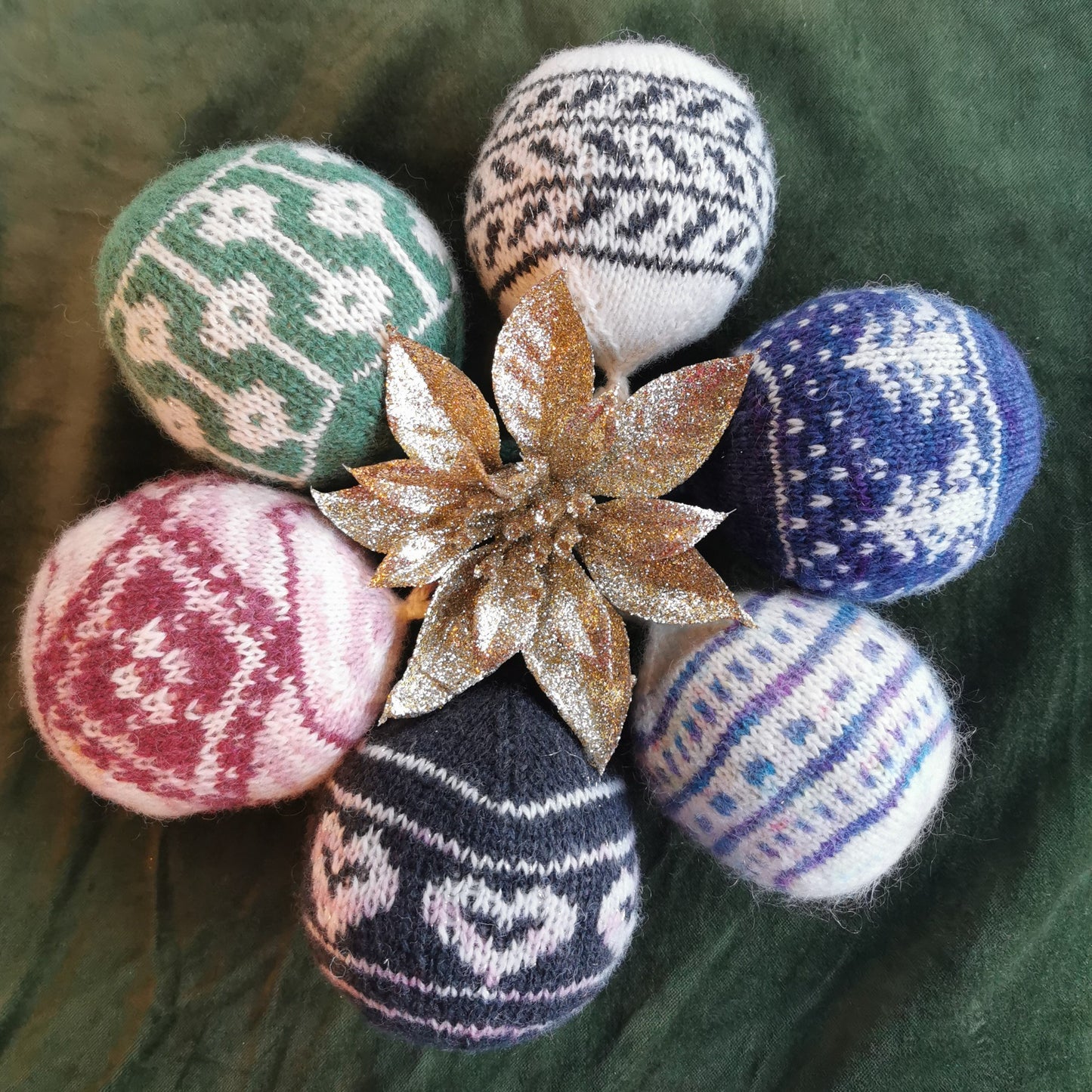 Christmas Ornaments Pattern Only - Digital Pattern in English/Norwegian