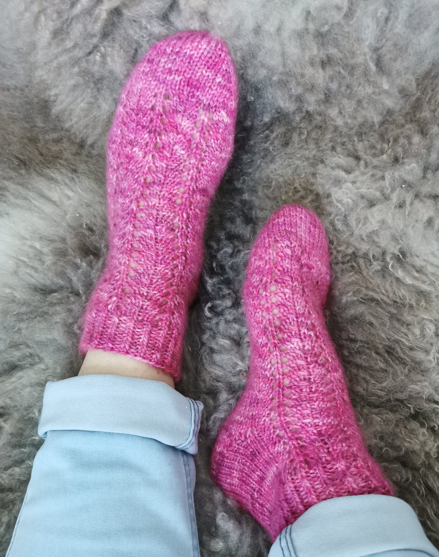 Valentina Socks Pattern Only - Digital Pattern in English/Norwegian - Norwegian design