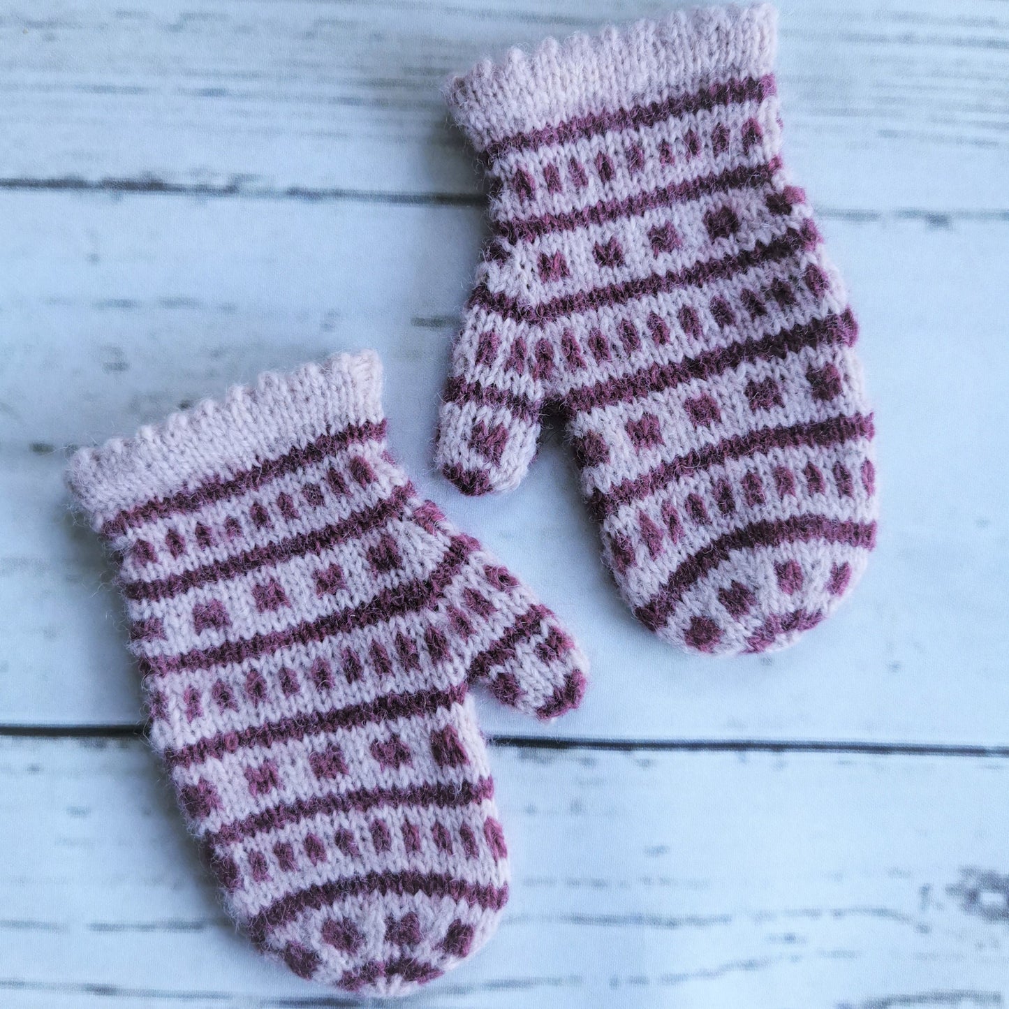 All that Jazz Mittens Pattern Only - Digital Pattern in English/Norwegian - Norwegian mittens design