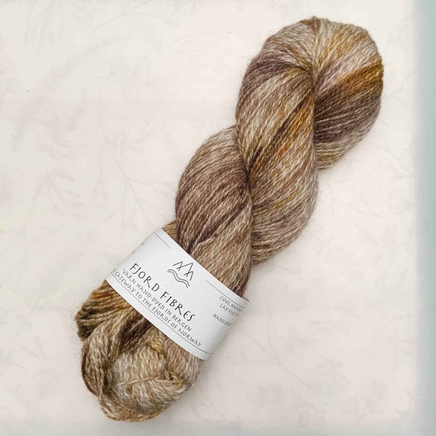 Hazelnut Treat - Trollfjord sock - Variegated Yarn - Hand dyed yarn