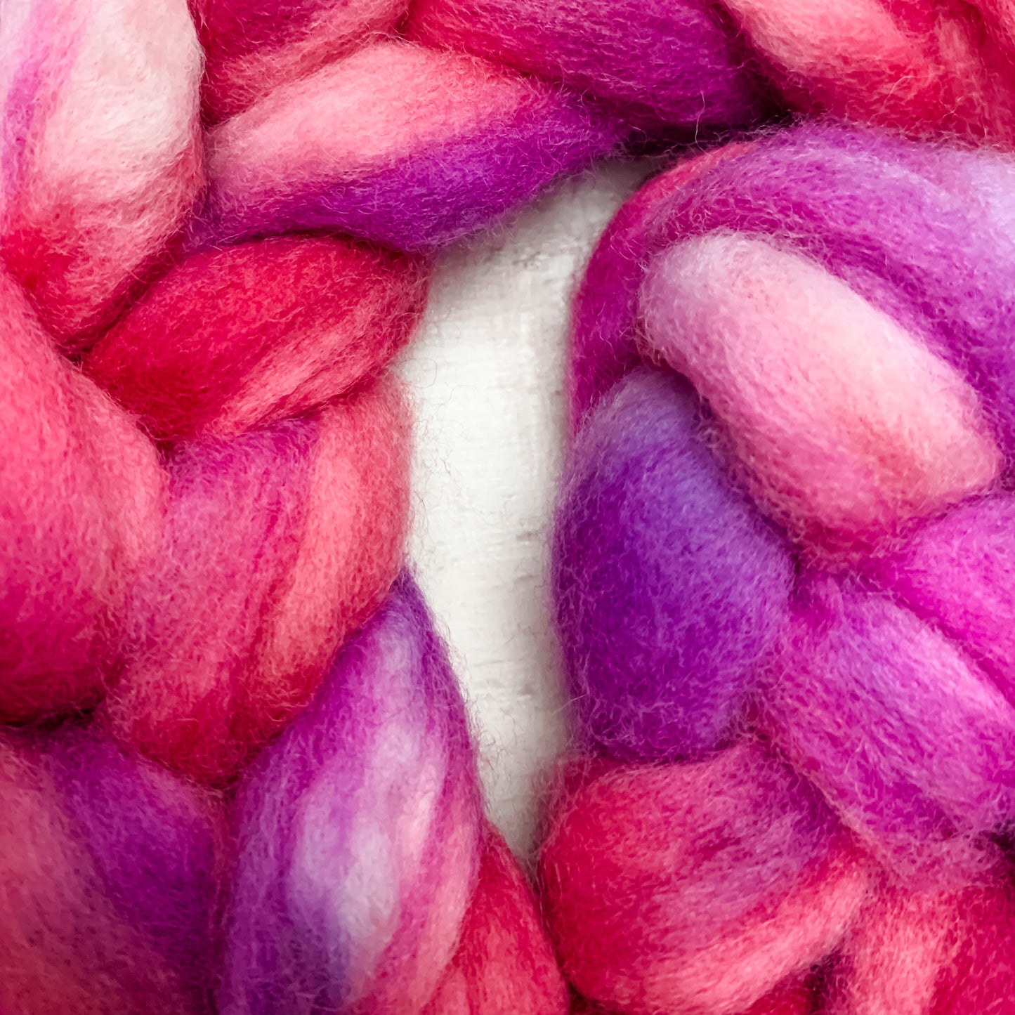 Fibre - Corriedale Tops - Party Pop 100g