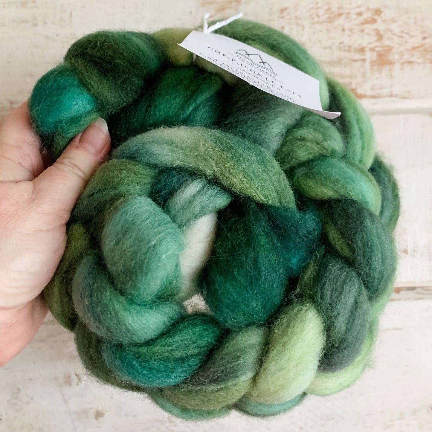 Fibre - Corriedale Tops - Granskudd 100g