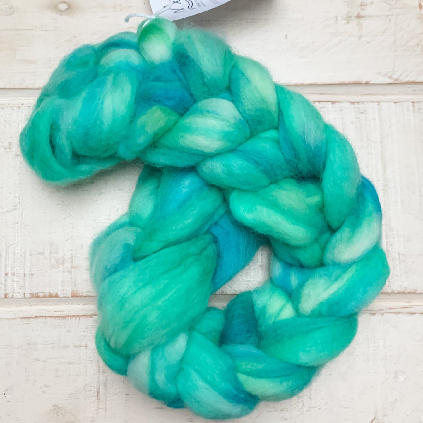 Fibre - Corriedale Tops - Spearmint 100g