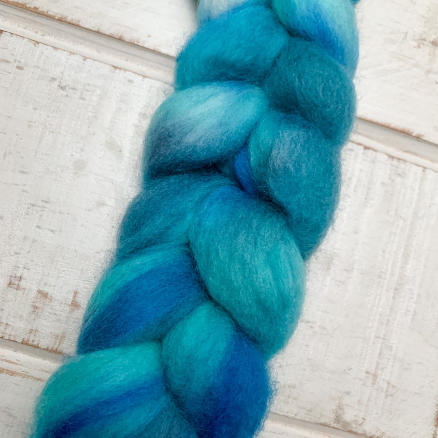Fibre - Corriedale Tops - Crystal Waters 100g