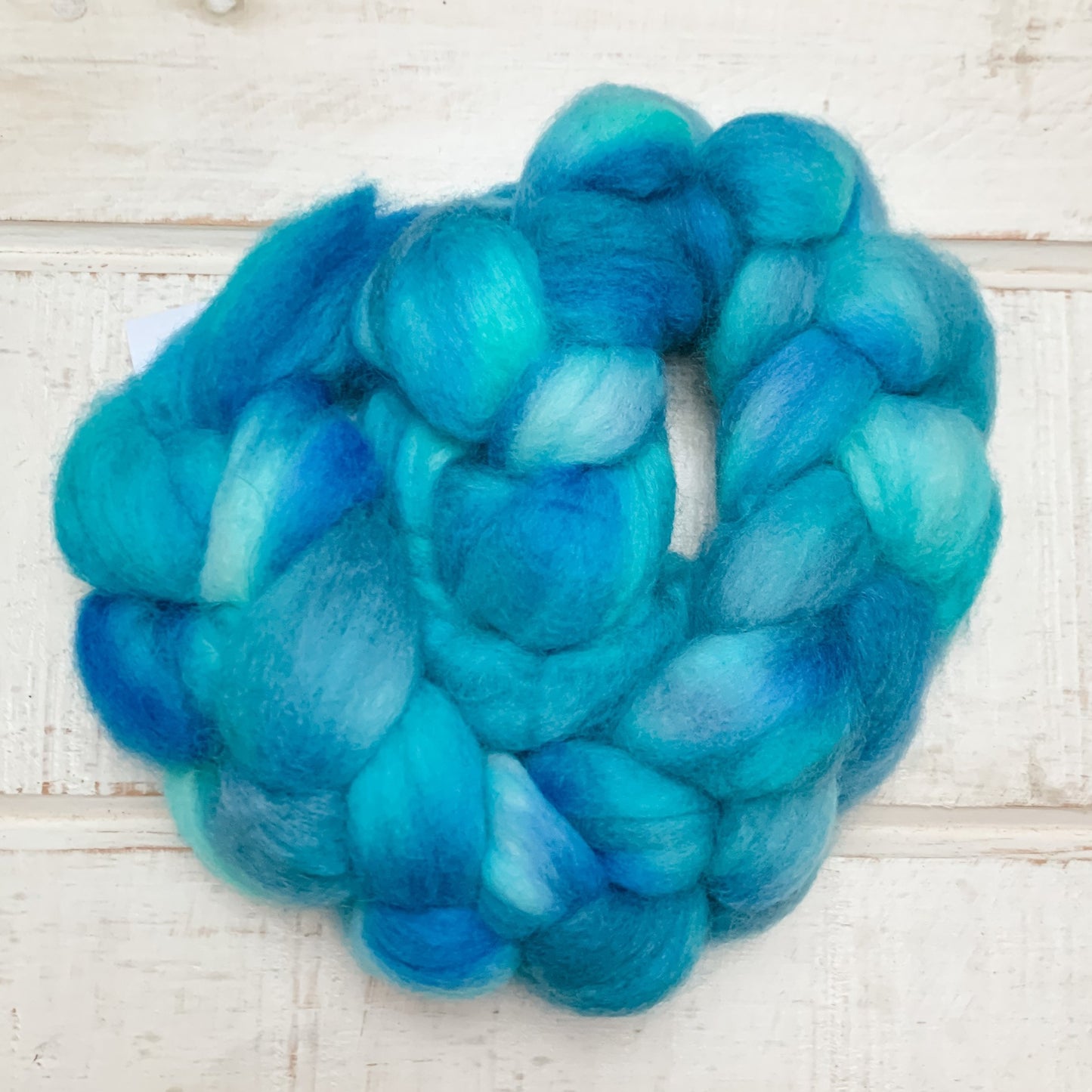 Fibre - Corriedale Tops - Crystal Waters 100g