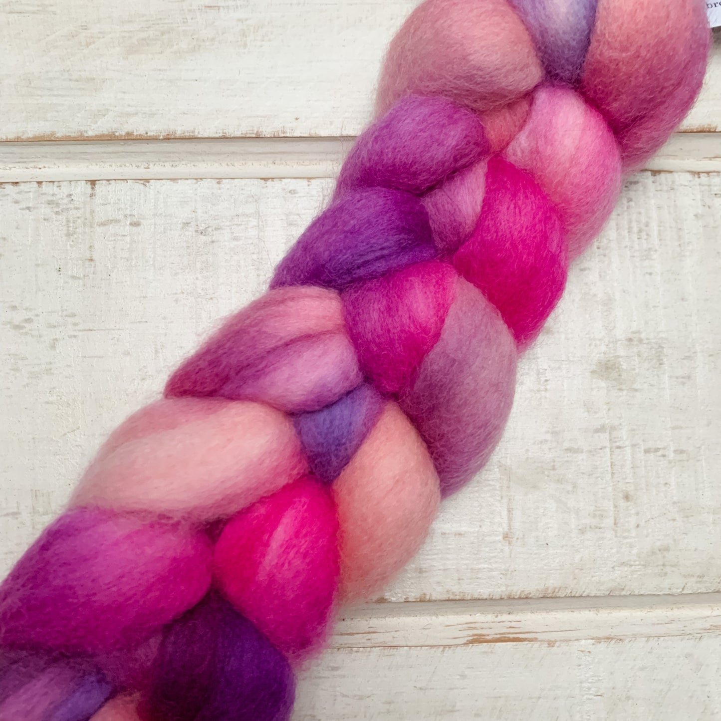 Fibre - Corriedale Tops - Sugar Rush 100g