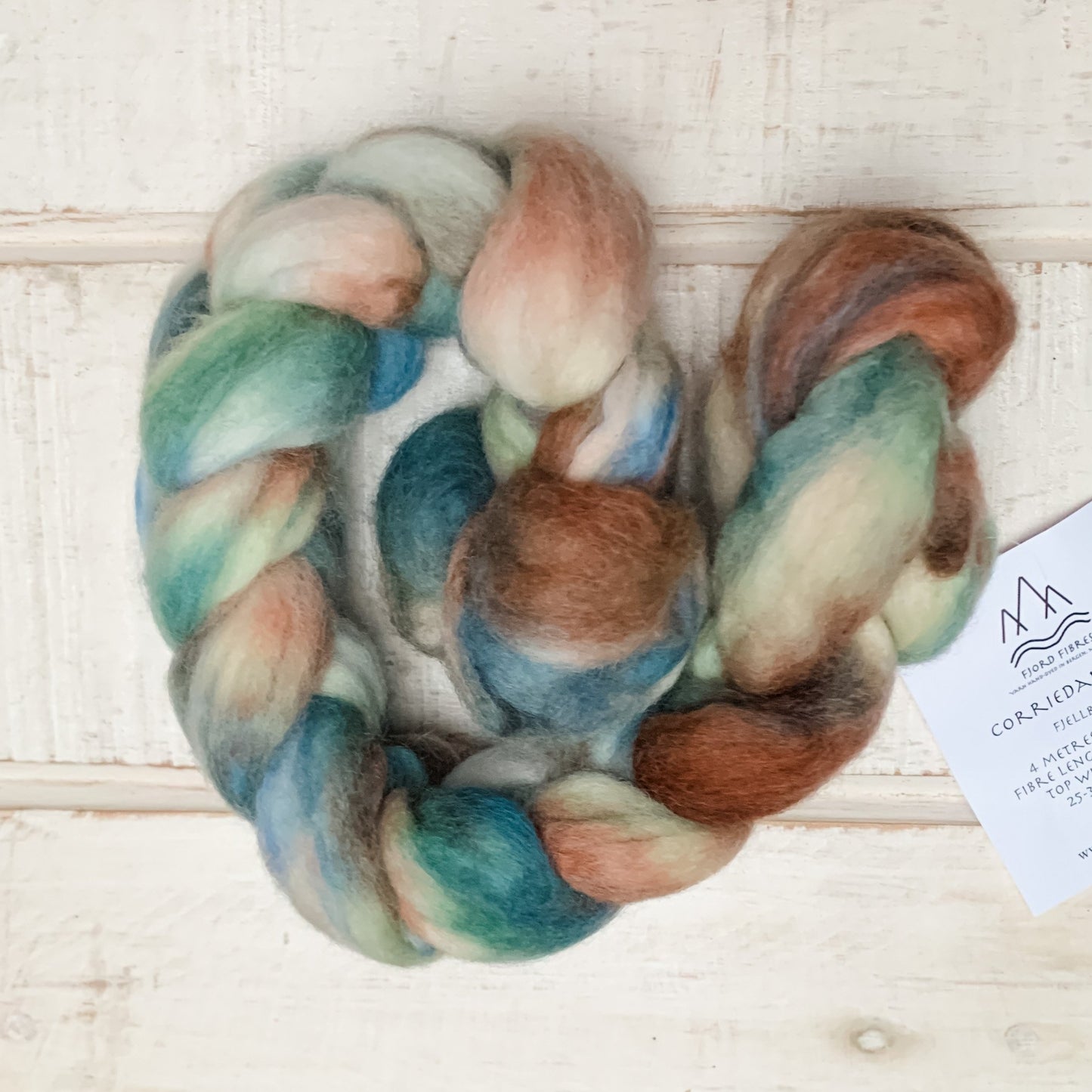 Fibre - Corriedale Tops - Fjellbekk 100g