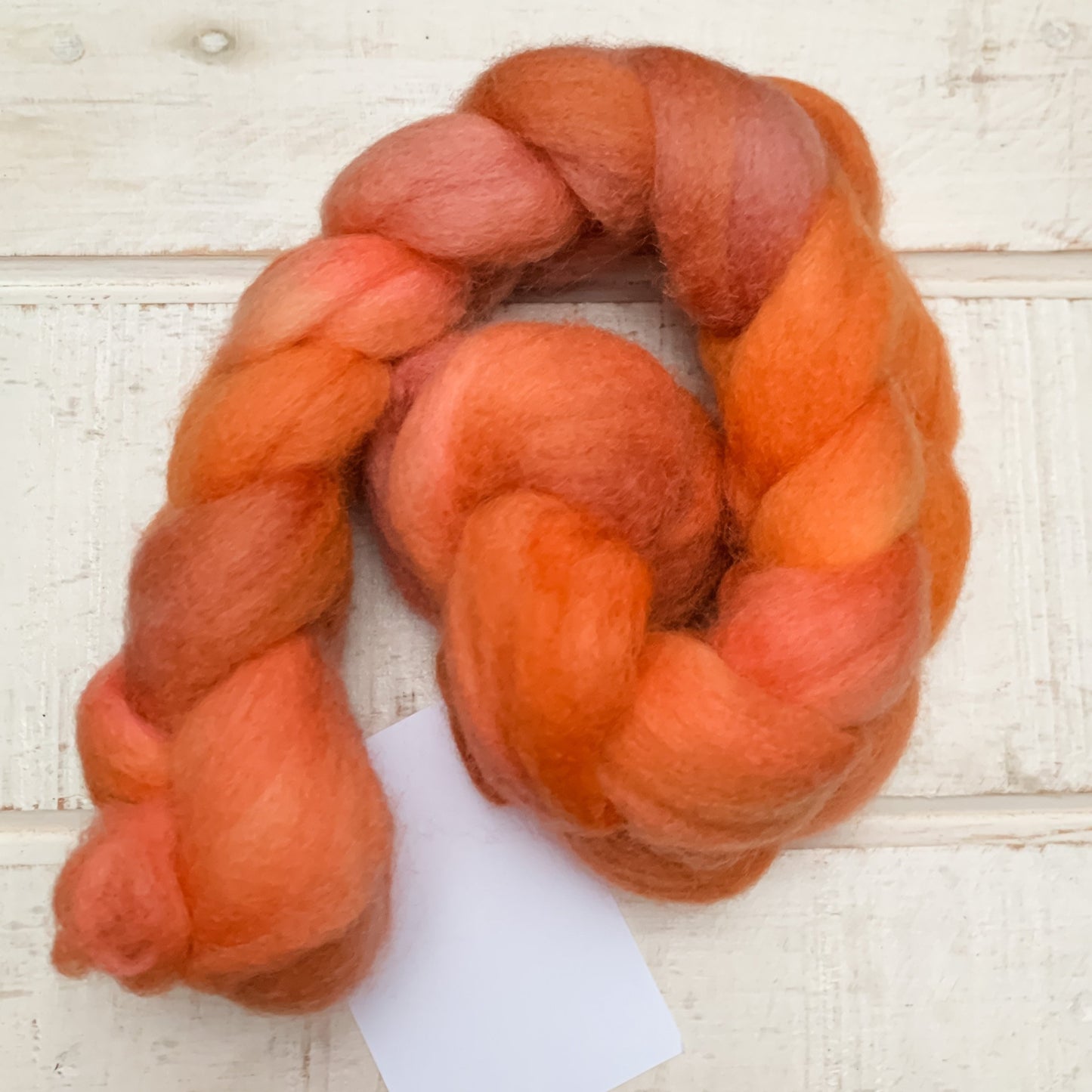Fibre - Corriedale Tops - Pumpkin Patch 100g