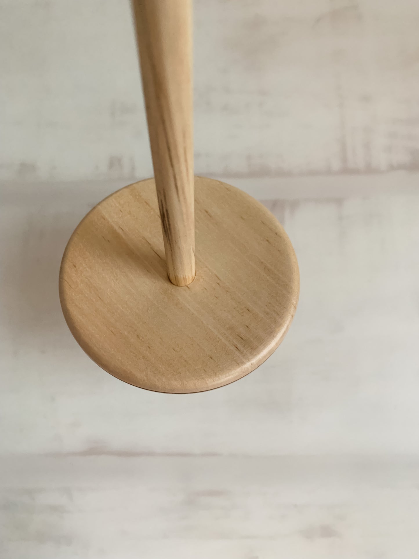 Drop Spindle - Birch Wood