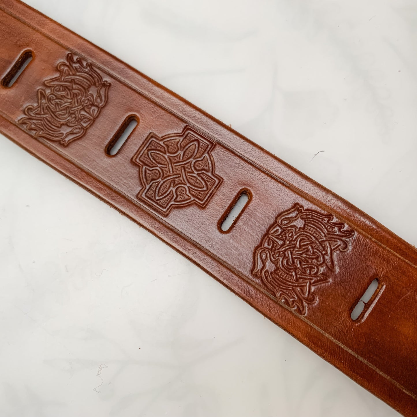 Shawl Cuff - Leather - Cross