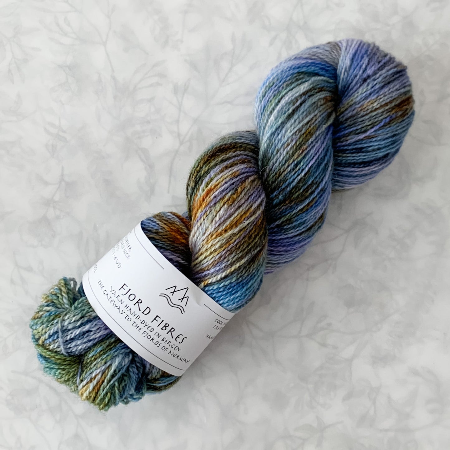 Iris Meadow - Trollfjord sock - Hand Dyed Yarn - Variegated Yarn