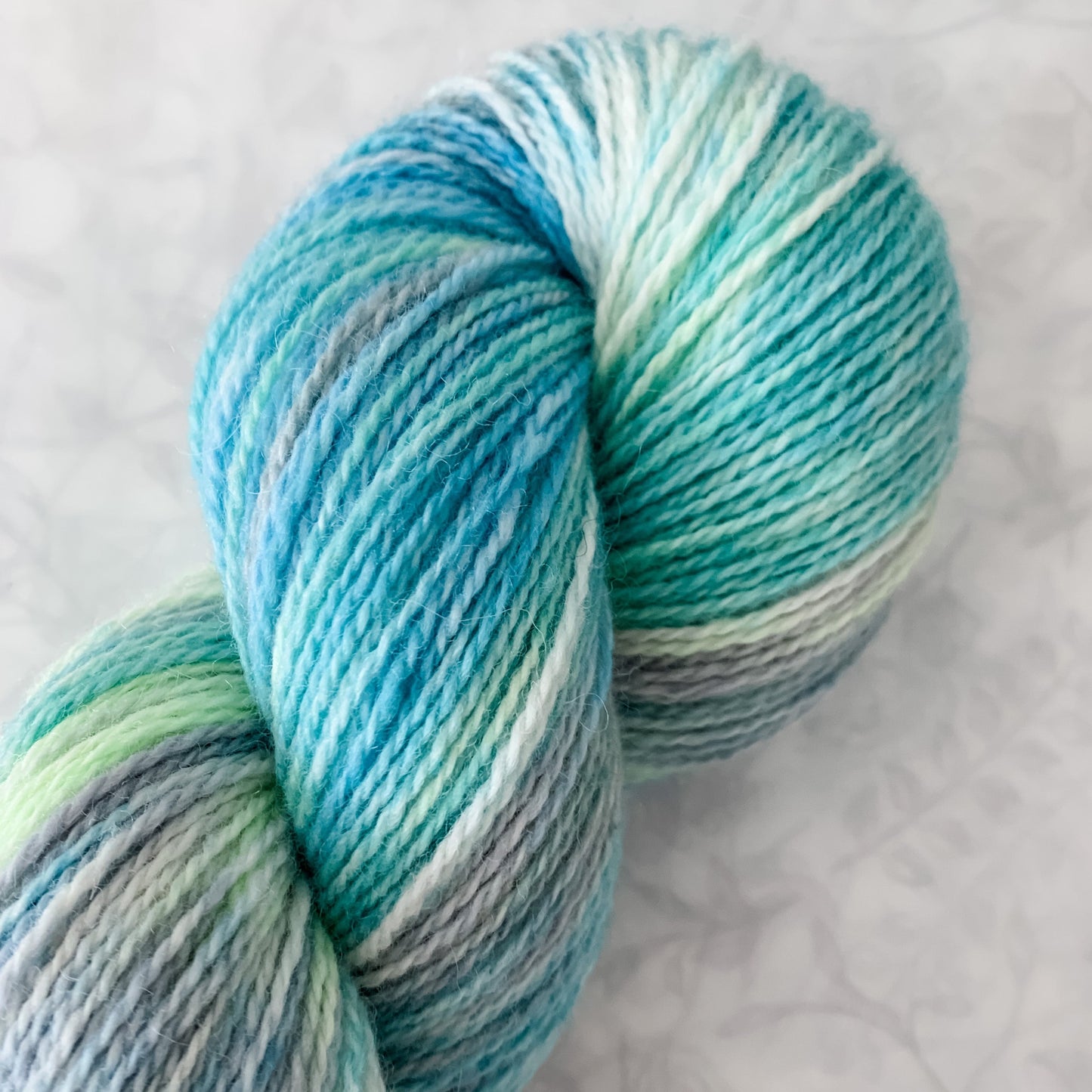 Water Music - Trollfjord sock - Hand Dyed Yarn - Variegated Yarn