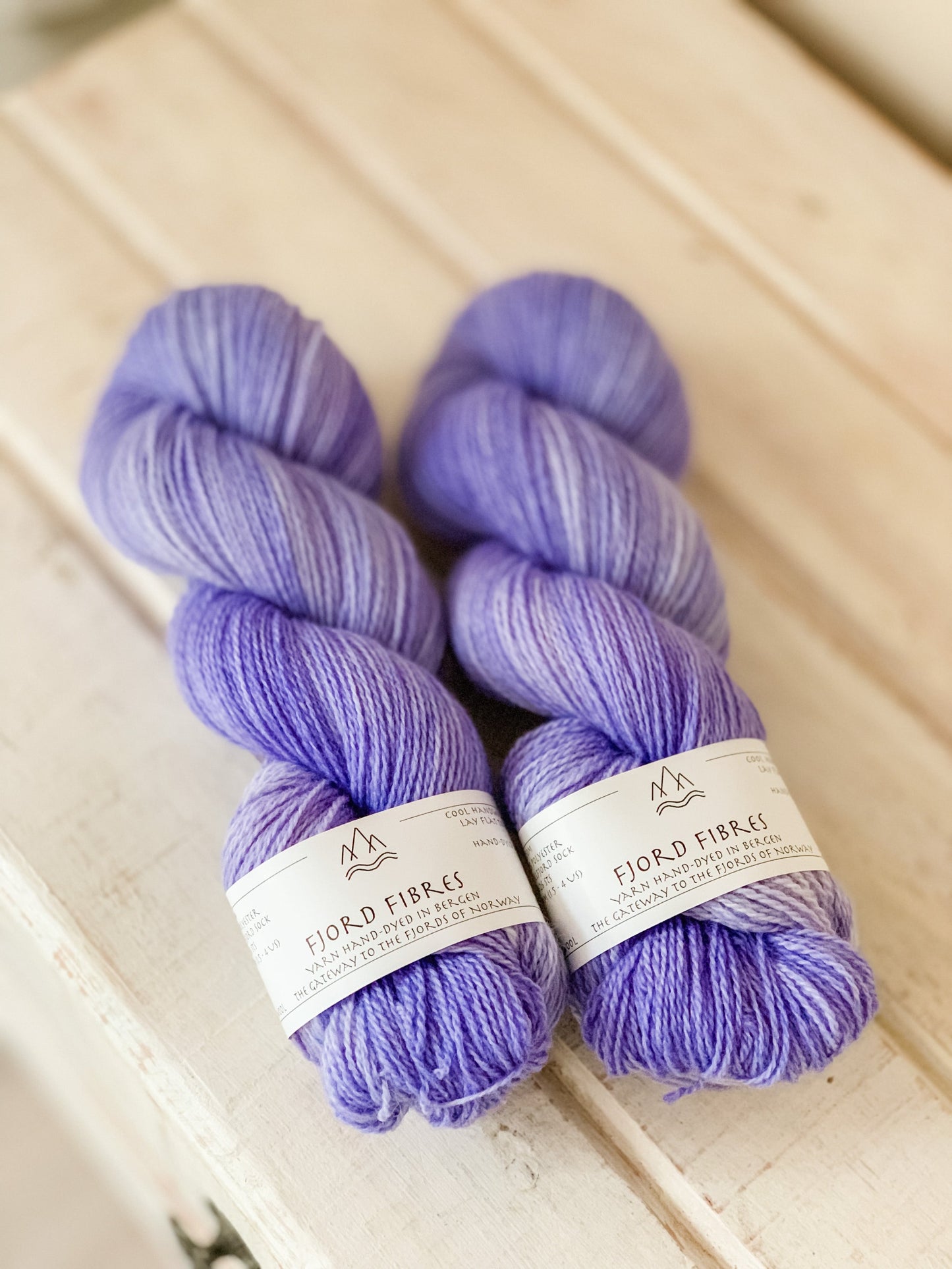 Very Peri - Trollfjord sock - Hand Dyed Yarn - Variegated Yarn