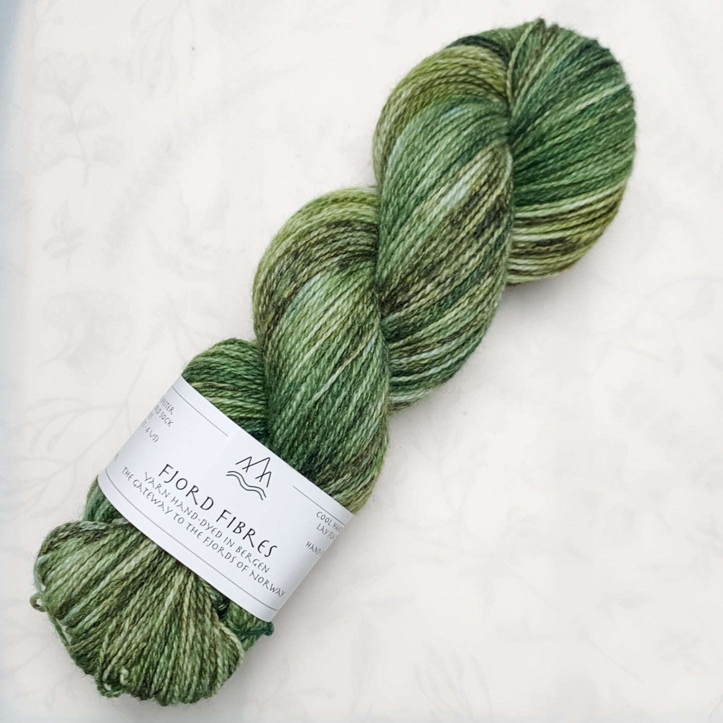 Rain Forest - Trollfjord sock - Hand Dyed Yarn - Variegated Yarn