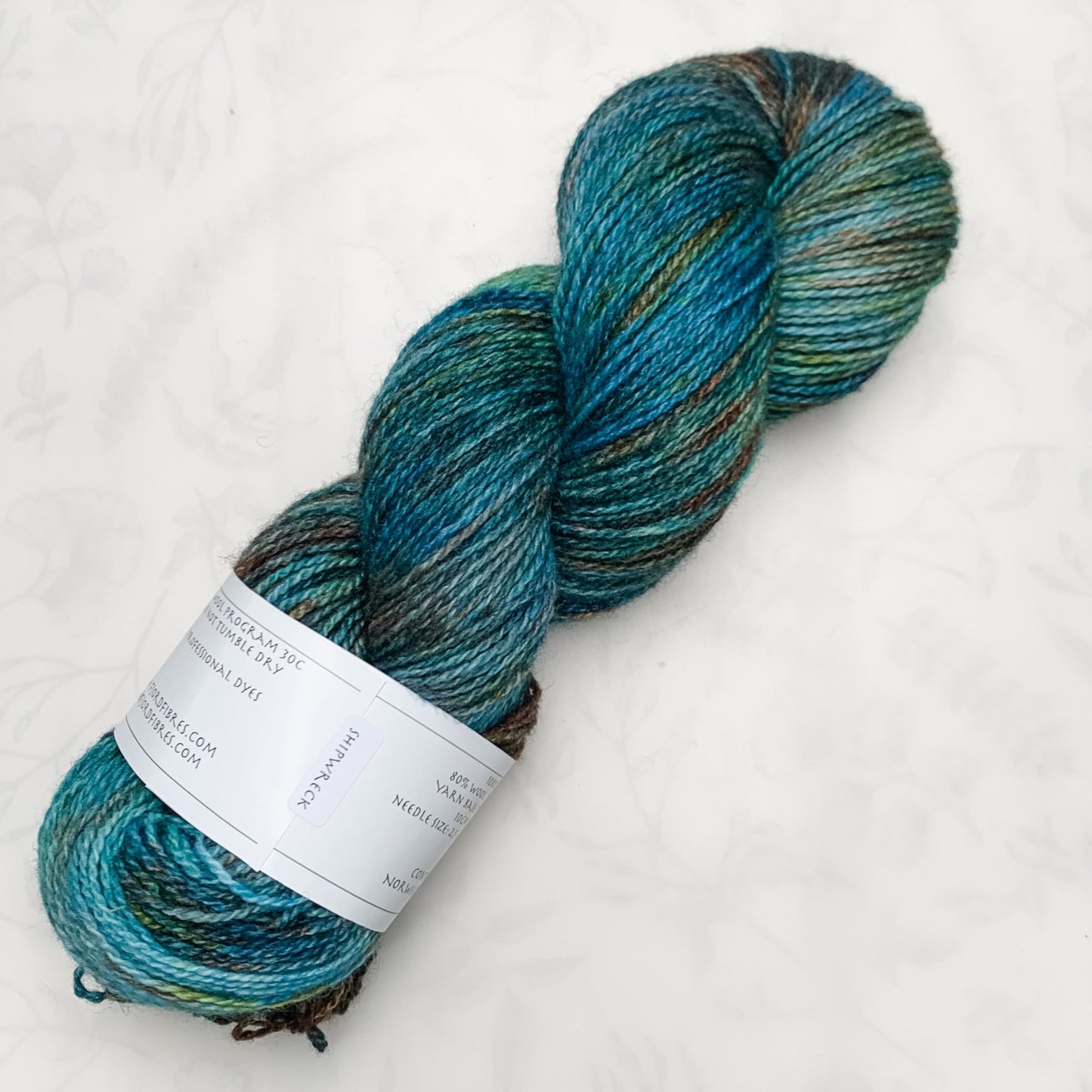 Shipwrecked - Trollfjord sock - Hand Dyed Yarn - Variegated Yarn