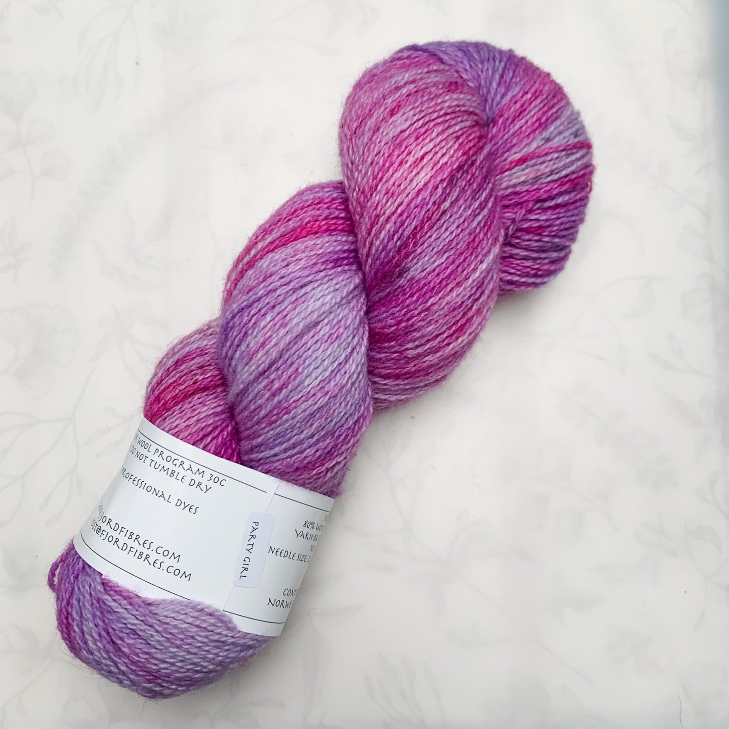 Party Girl - Trollfjord sock - Hand Dyed Yarn - Variegated Yarn